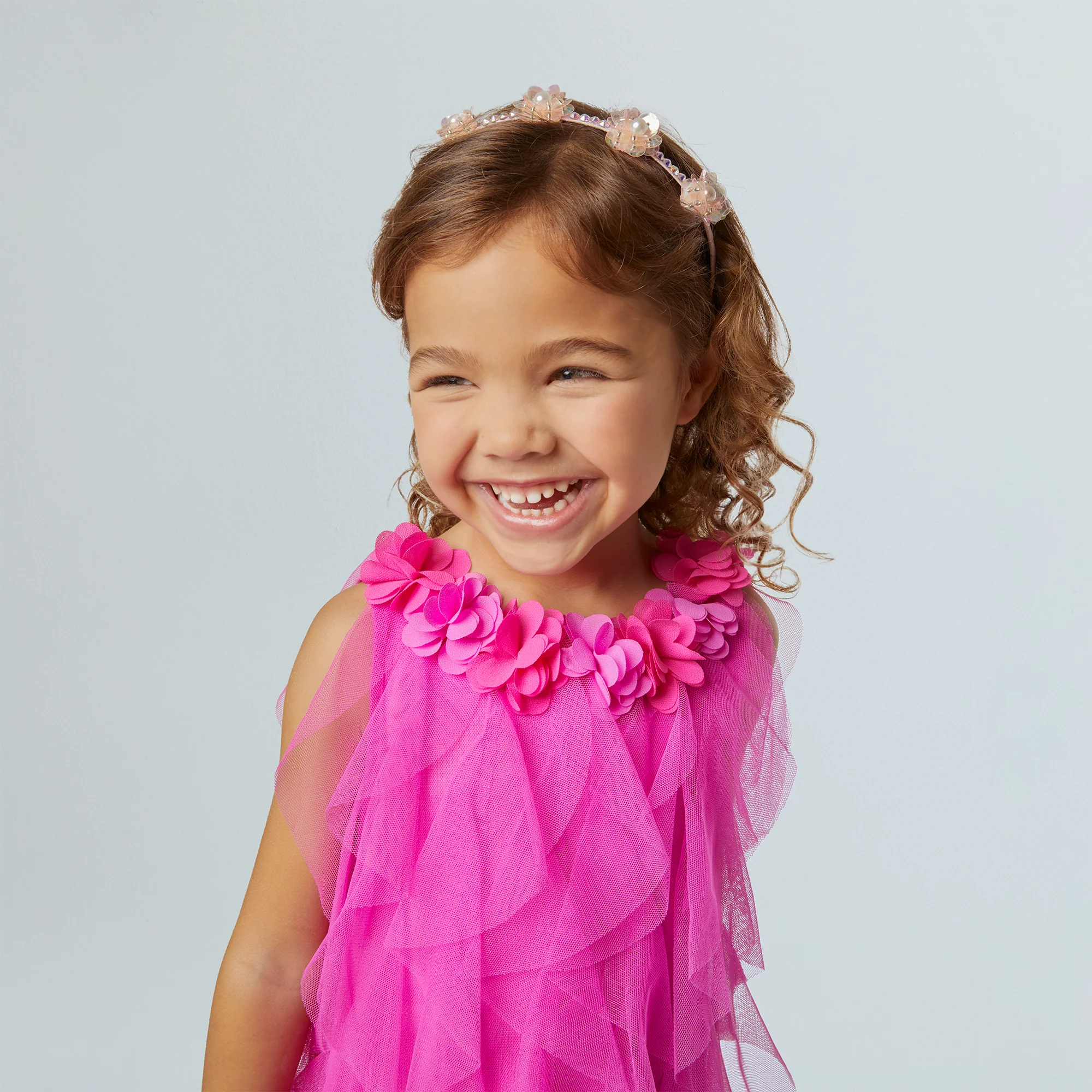 Party-Pink Birthday Dress for Little Girls (Bitty Baby®) 4 Party-Pink Birthday Dress for Little Girls (Bitty Baby®)