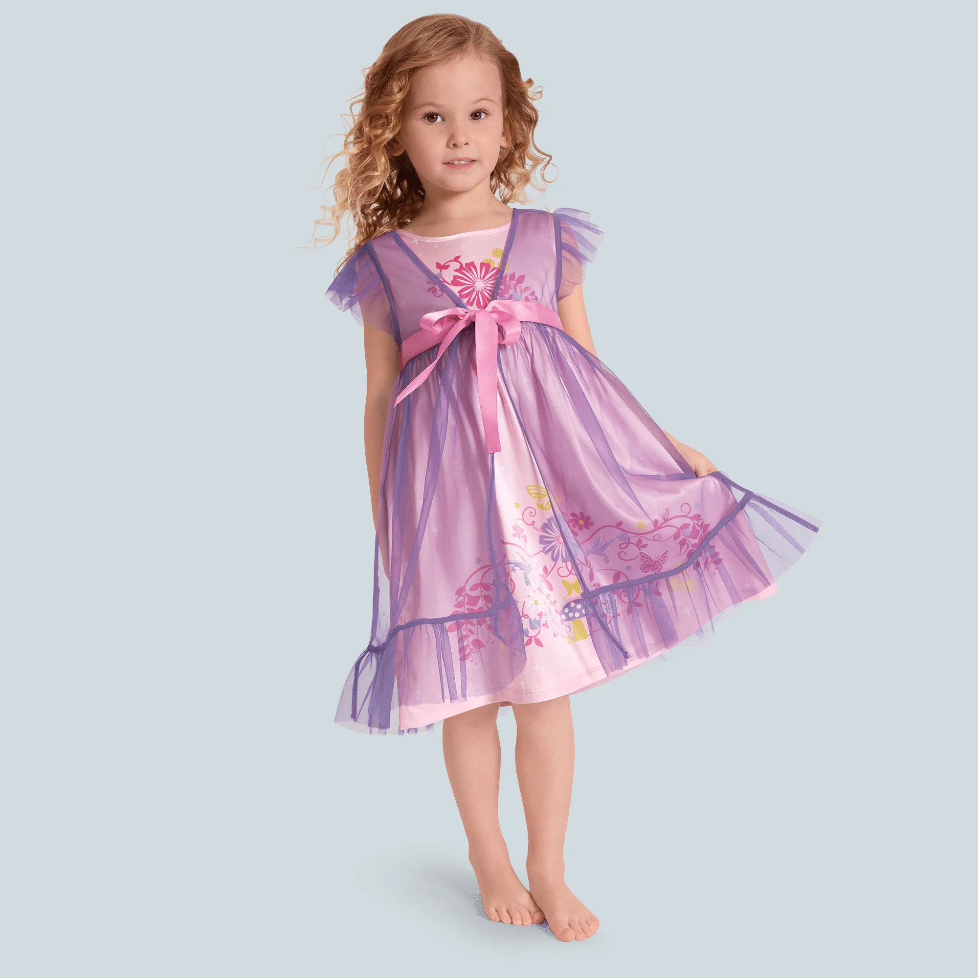 Royal Ruffles Nightie and Robe for Little Girls & WellieWishers™ Dolls 4 Royal Ruffles Nightie and Robe for Little Girls & WellieWishers™ Dolls
