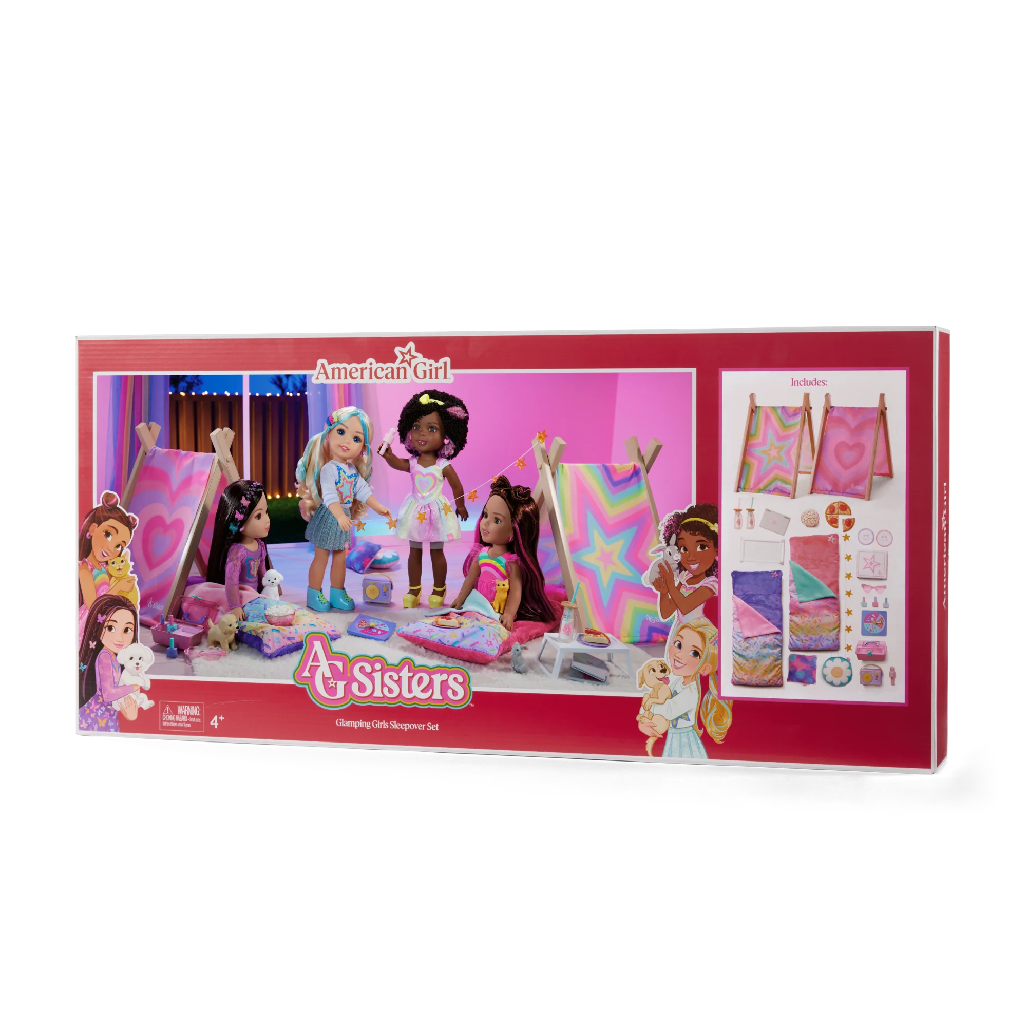 AG Sisters™ Glamping Girls Sleepover Set 14 AG Sisters™ Glamping Girls Sleepover Set