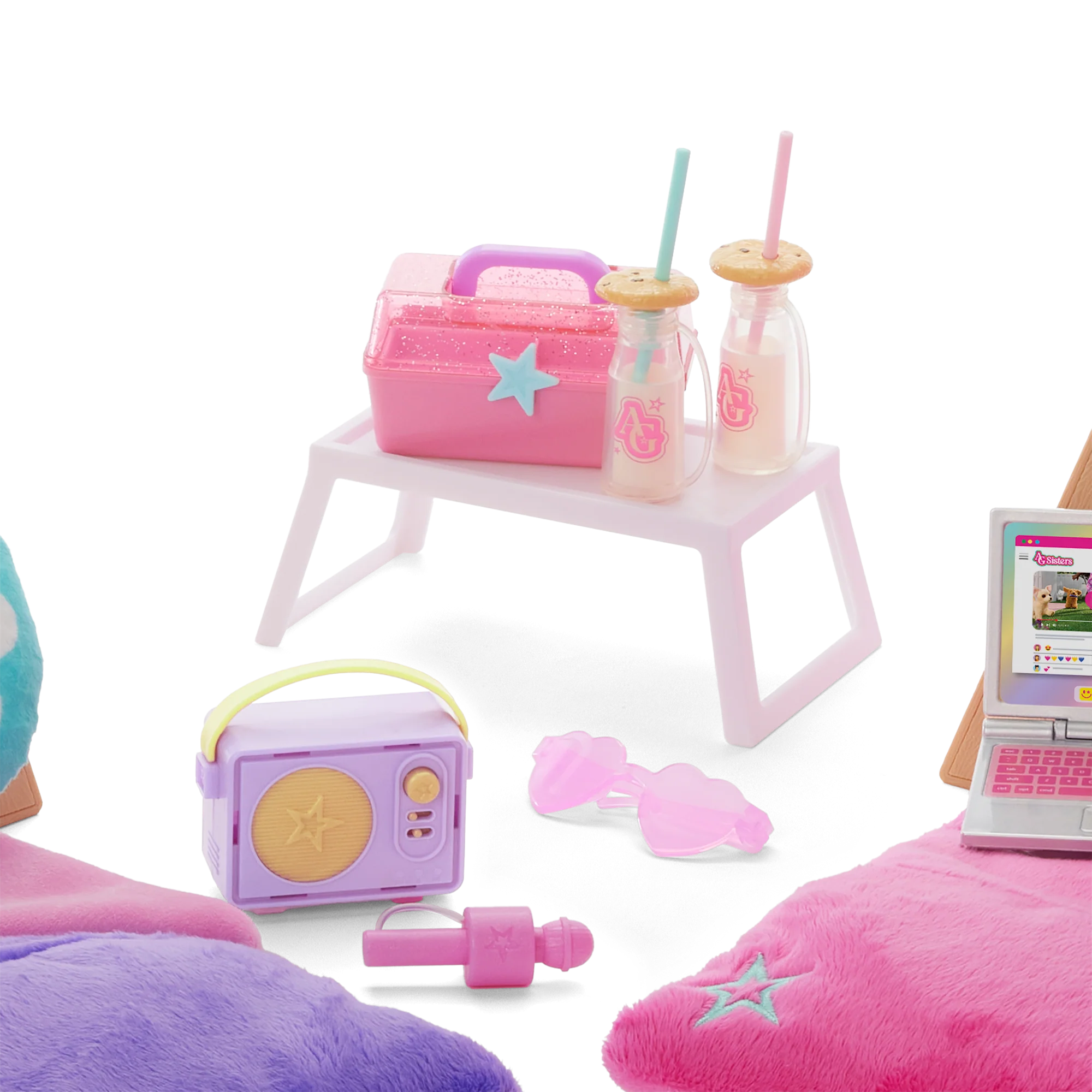 AG Sisters™ Glamping Girls Sleepover Set 9 AG Sisters™ Glamping Girls Sleepover Set