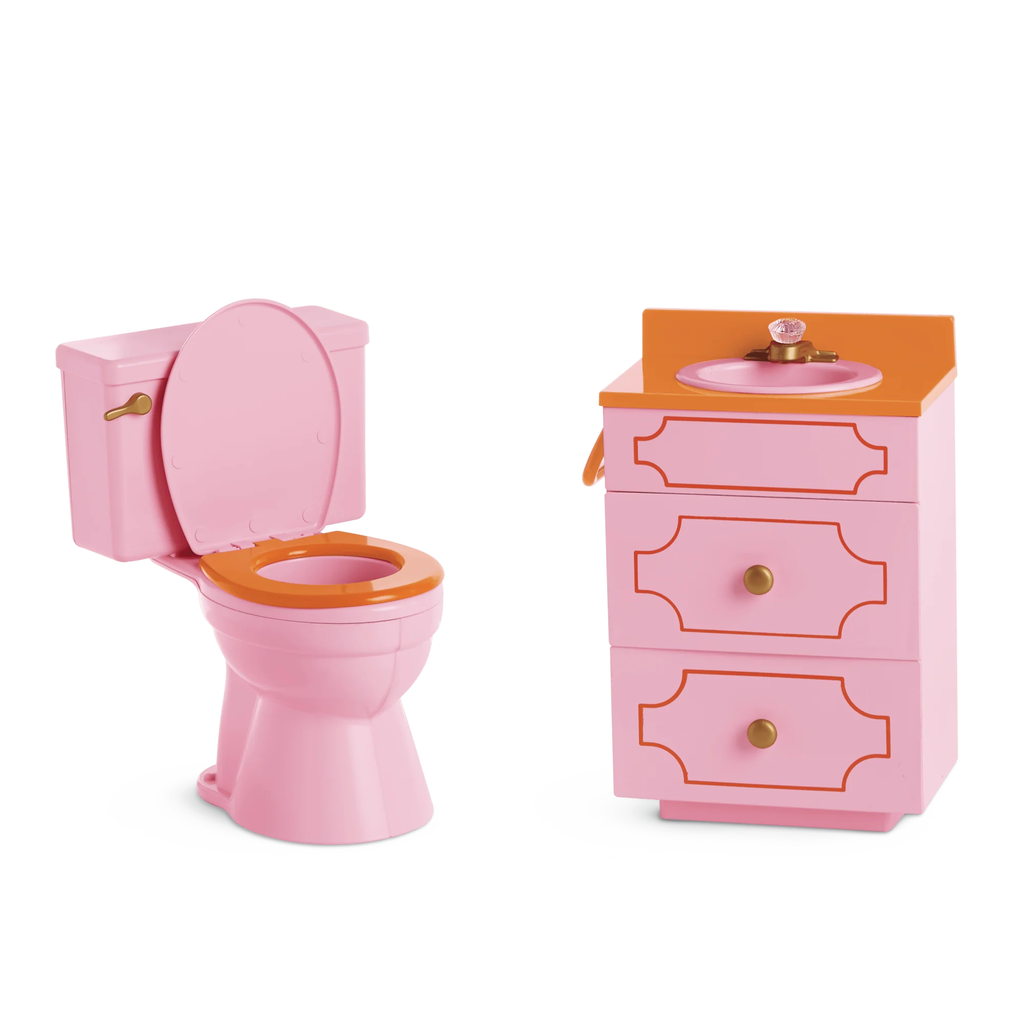 Julie's™ Groovy Bathroom for 18-inch Dolls (Historical Characters) 6 Julie's™ Groovy Bathroom for 18-inch Dolls (Historical Characters)