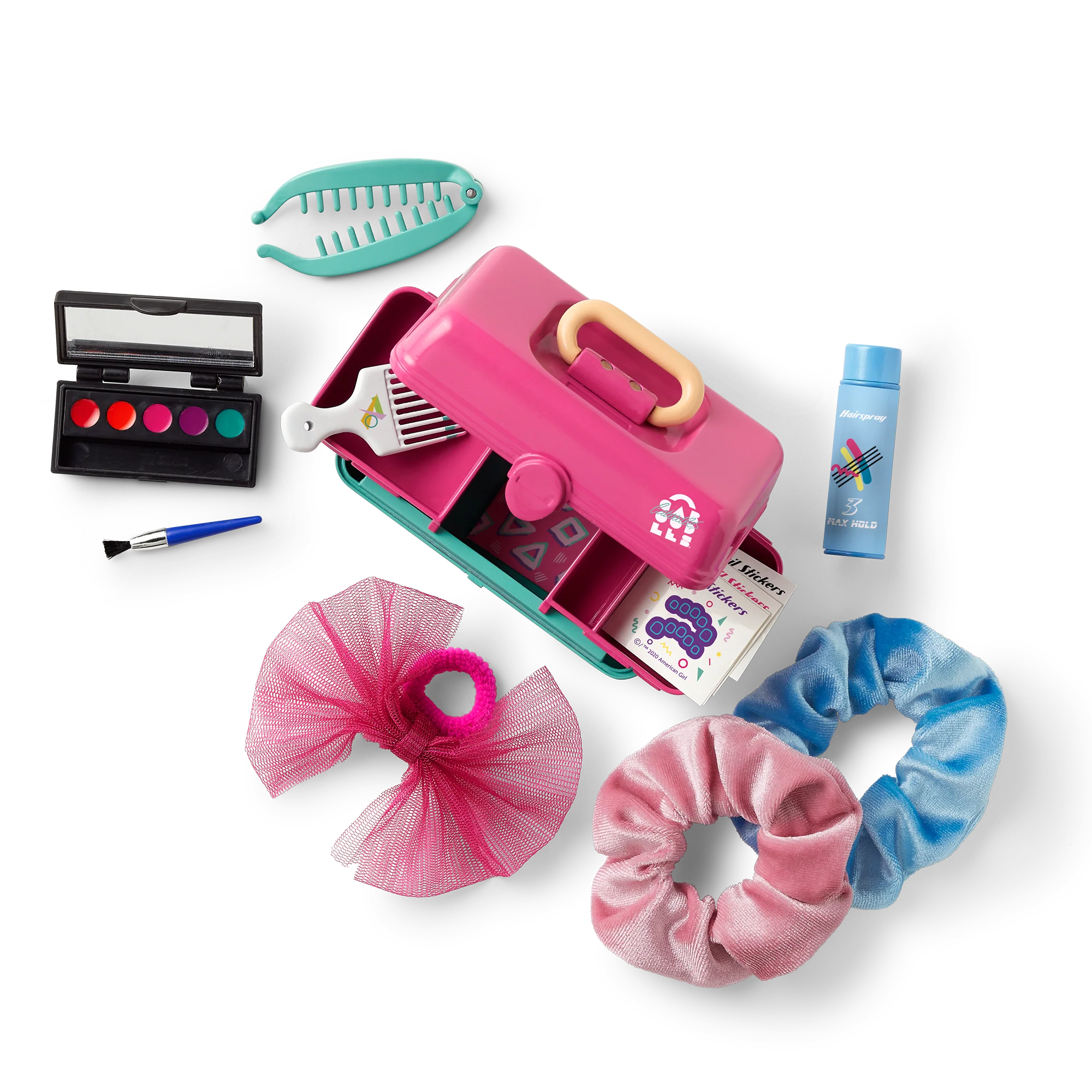 Courtney's™ Caboodles® & Hair Accessories Kit for 18-inch Dolls (Historical Characters)