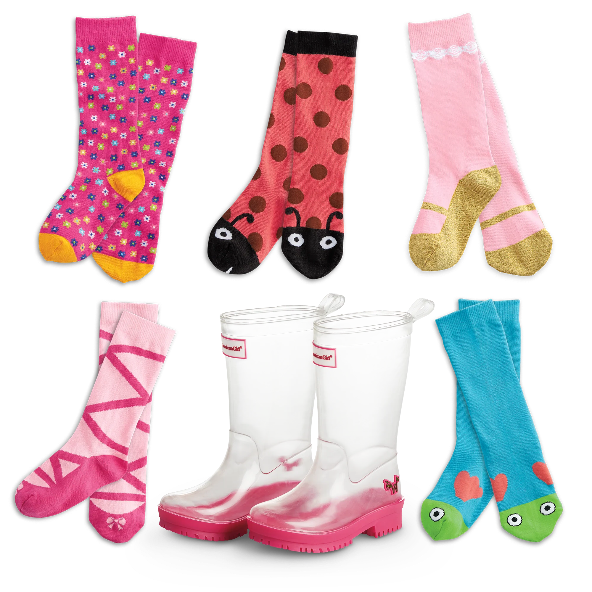 WellieWishers™ Wellies & Socks Set for Girls