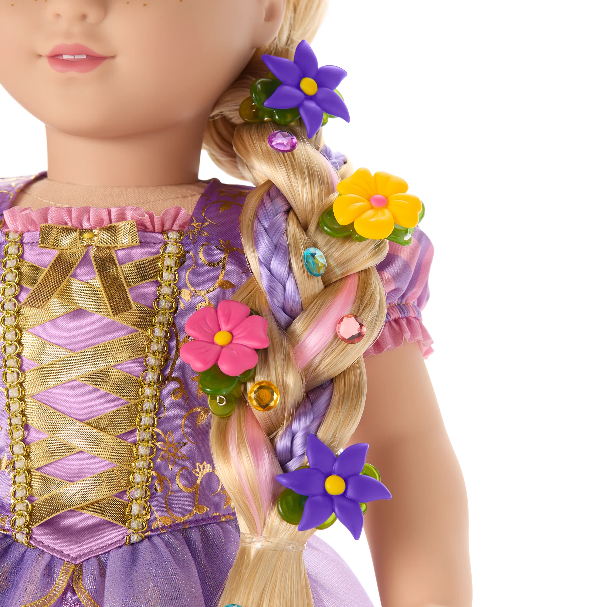 American Girl® Disney Princess Rapunzel Hair Accessories for 18-inch Dolls 3 American Girl® Disney Princess Rapunzel Hair Accessories for 18-inch Dolls