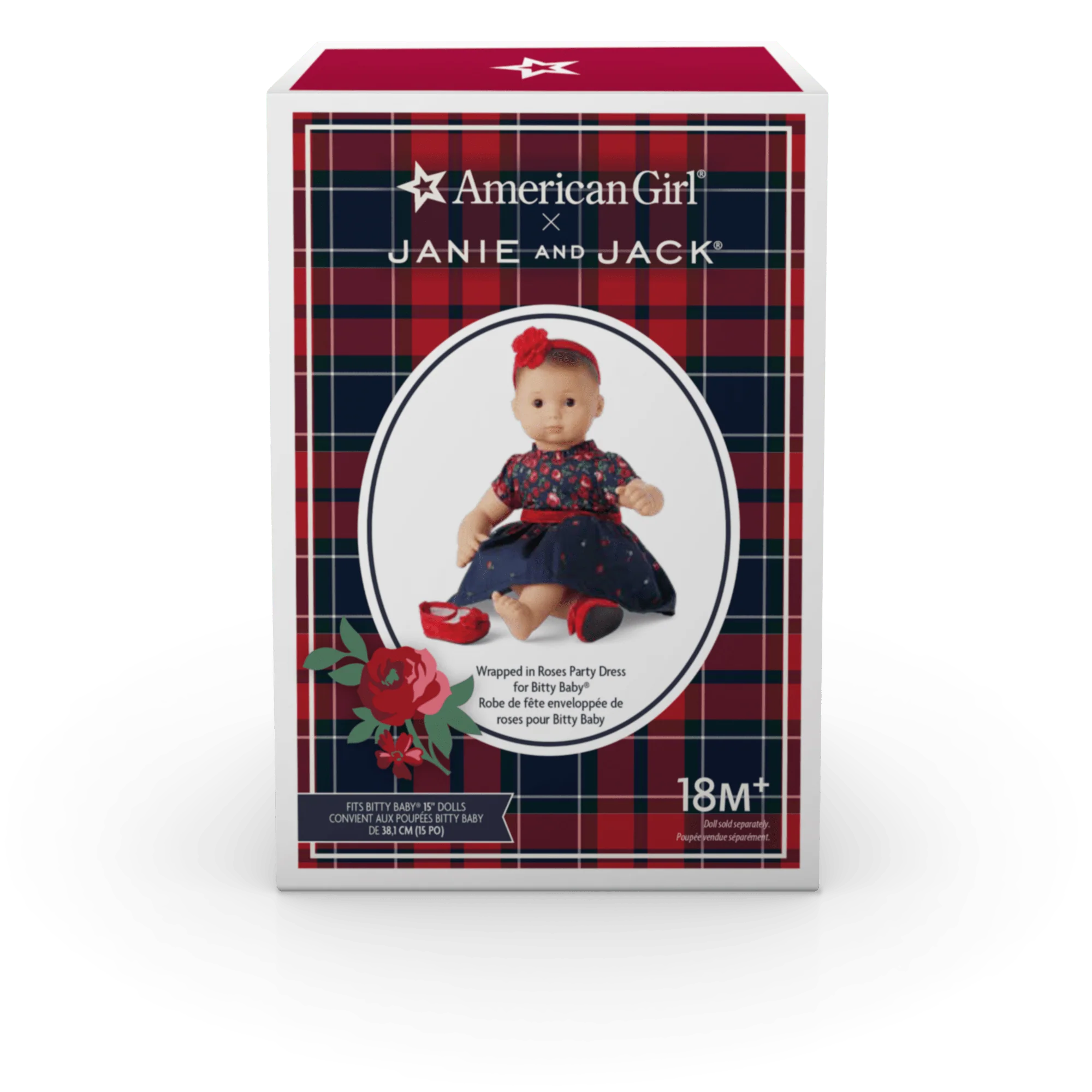 American Girl® x Janie and Jack Wrapped in Roses Party Dress for Bitty Baby® Dolls 5 American Girl® x Janie and Jack Wrapped in Roses Party Dress for Bitty Baby® Dolls