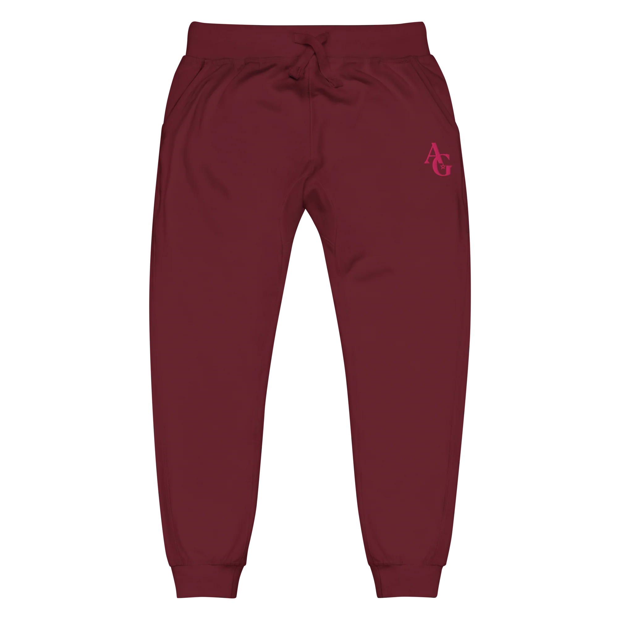 American Girl® Burgundy Fleece Sweatpants for Adults