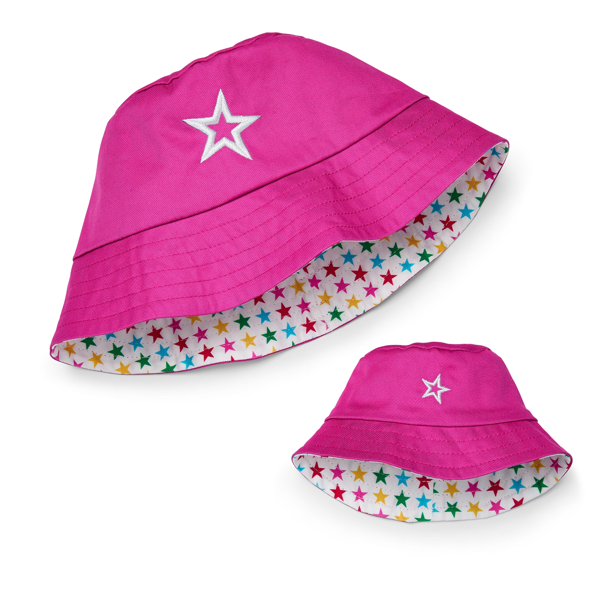AG™ Star Bucket Hat Set for Girls & Dolls