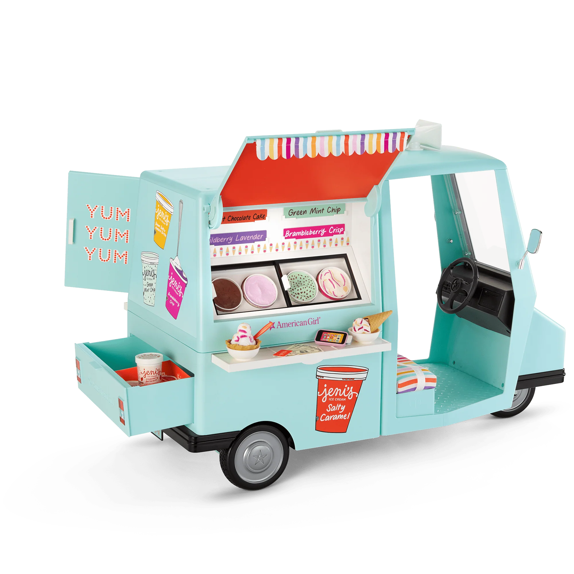 American Girl® x Jeni's Full of Flavor Ice Cream Truck for 18-inch Dolls