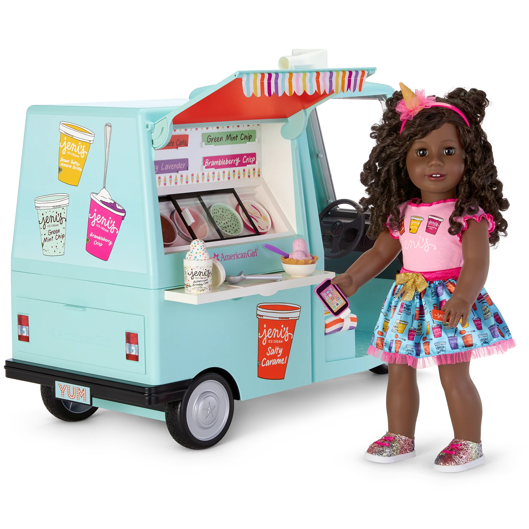 American Girl® x Jeni's Full of Flavor Ice Cream Truck for 18-inch Dolls 3 American Girl® x Jeni's Full of Flavor Ice Cream Truck for 18-inch Dolls