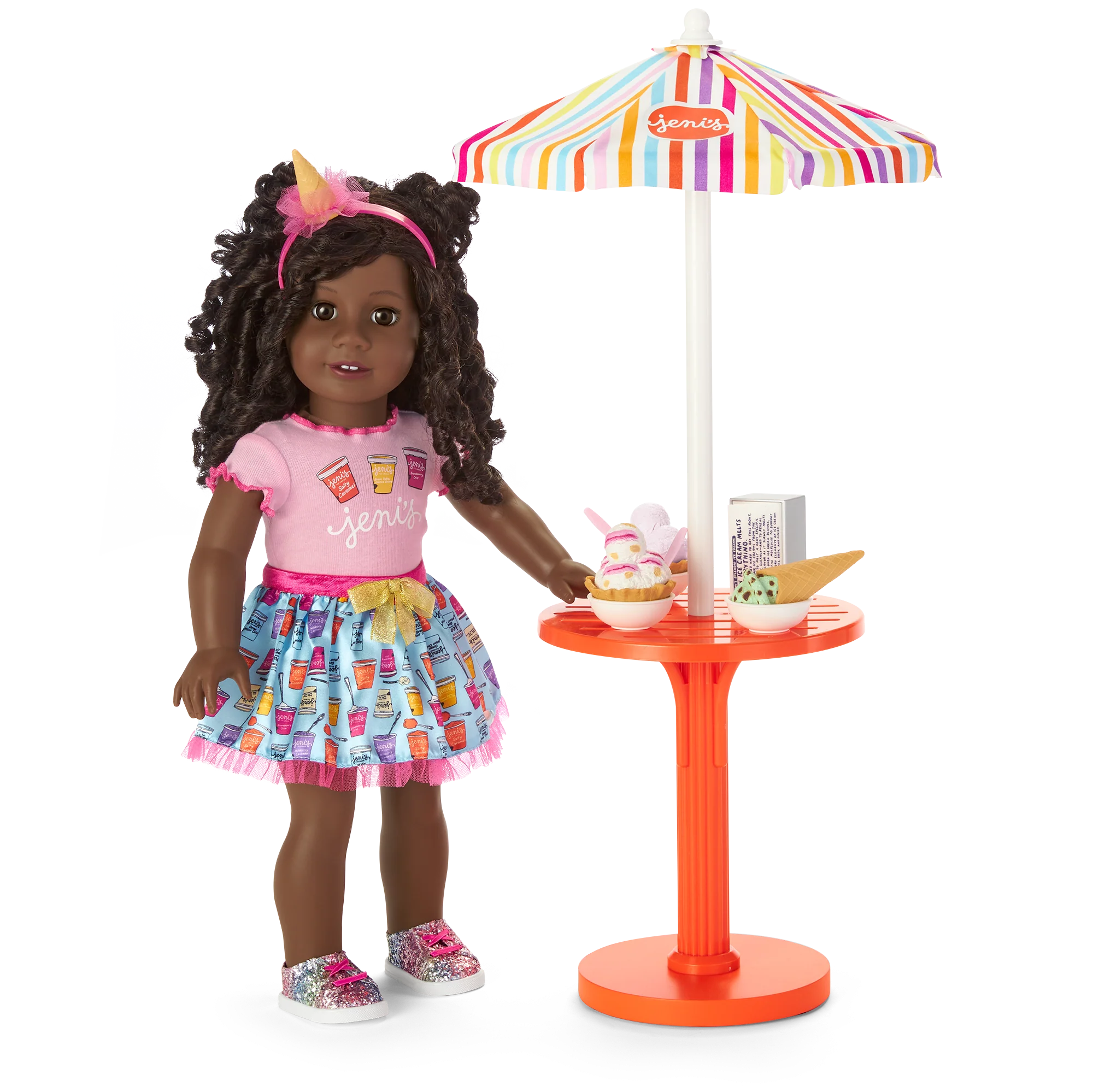 American Girl® x Jeni's Full of Flavor Table for 18-inch Dolls