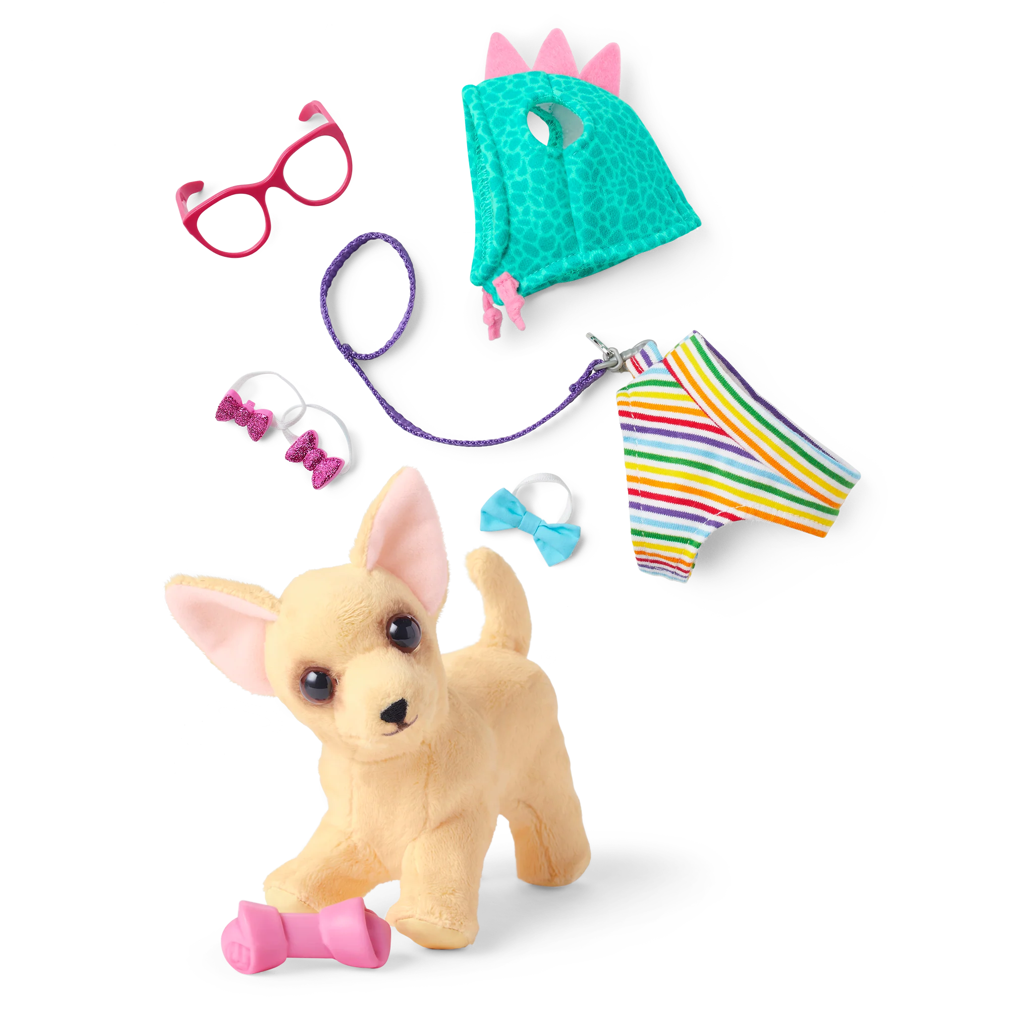 Barker Posey™ Dog for 18-inch Dolls & Fancy Pet Fashion Accessories