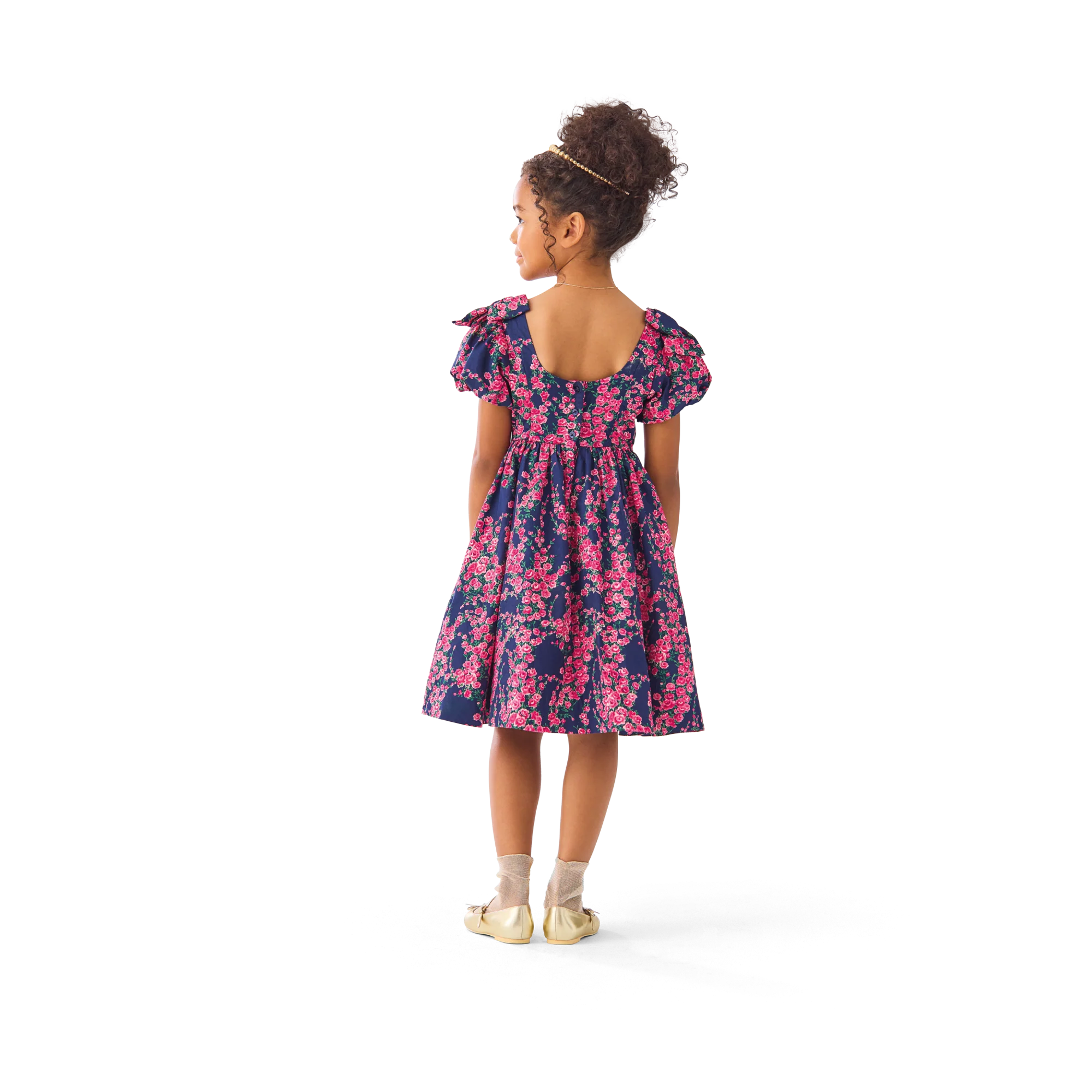 American Girl® x Janie and Jack Rosy Cascade Party Dress for Girls & 18-inch Dolls 3 American Girl® x Janie and Jack Rosy Cascade Party Dress for Girls & 18-inch Dolls