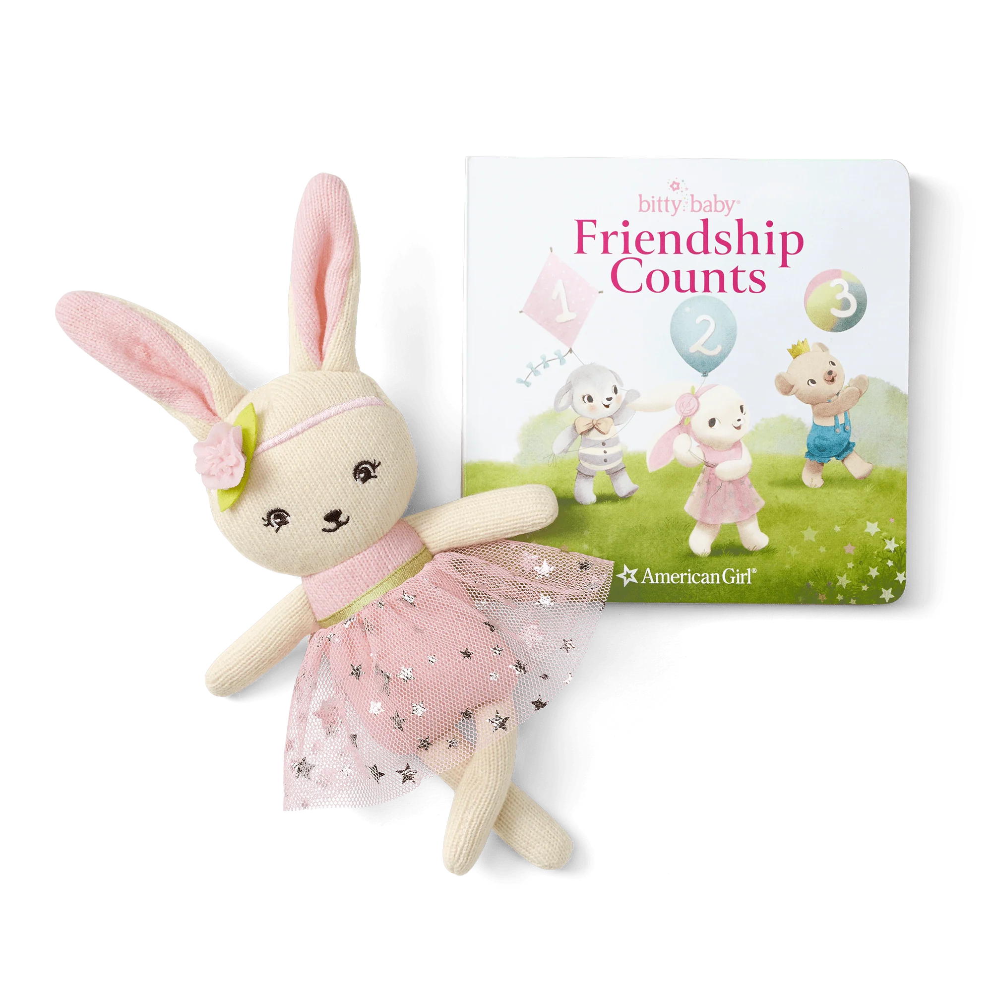 Bitty’s™ Bunny Friend & Friendship Counts Board Book