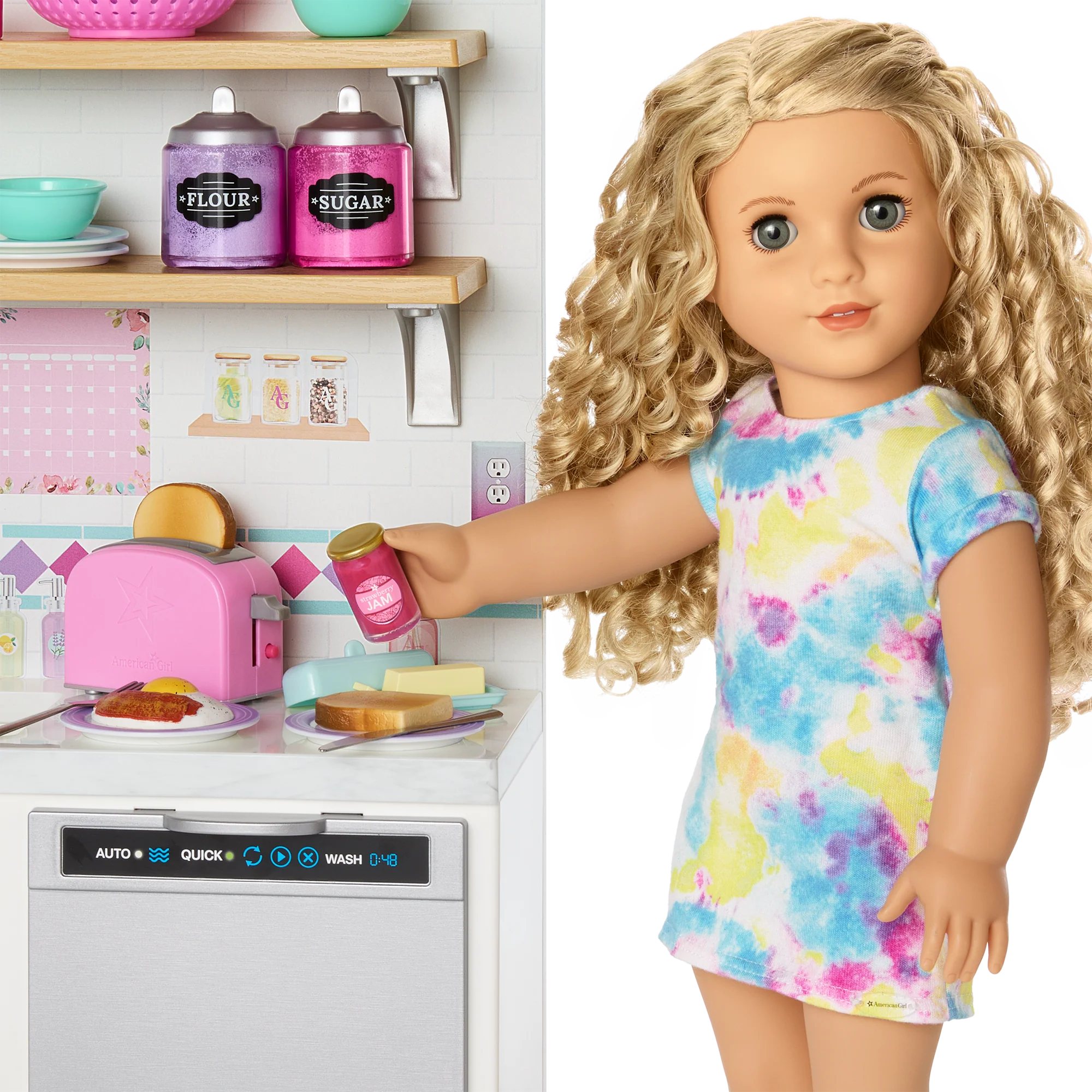 Breakfast for Two Set for 18-inch Dolls 5 Breakfast for Two Set for 18-inch Dolls