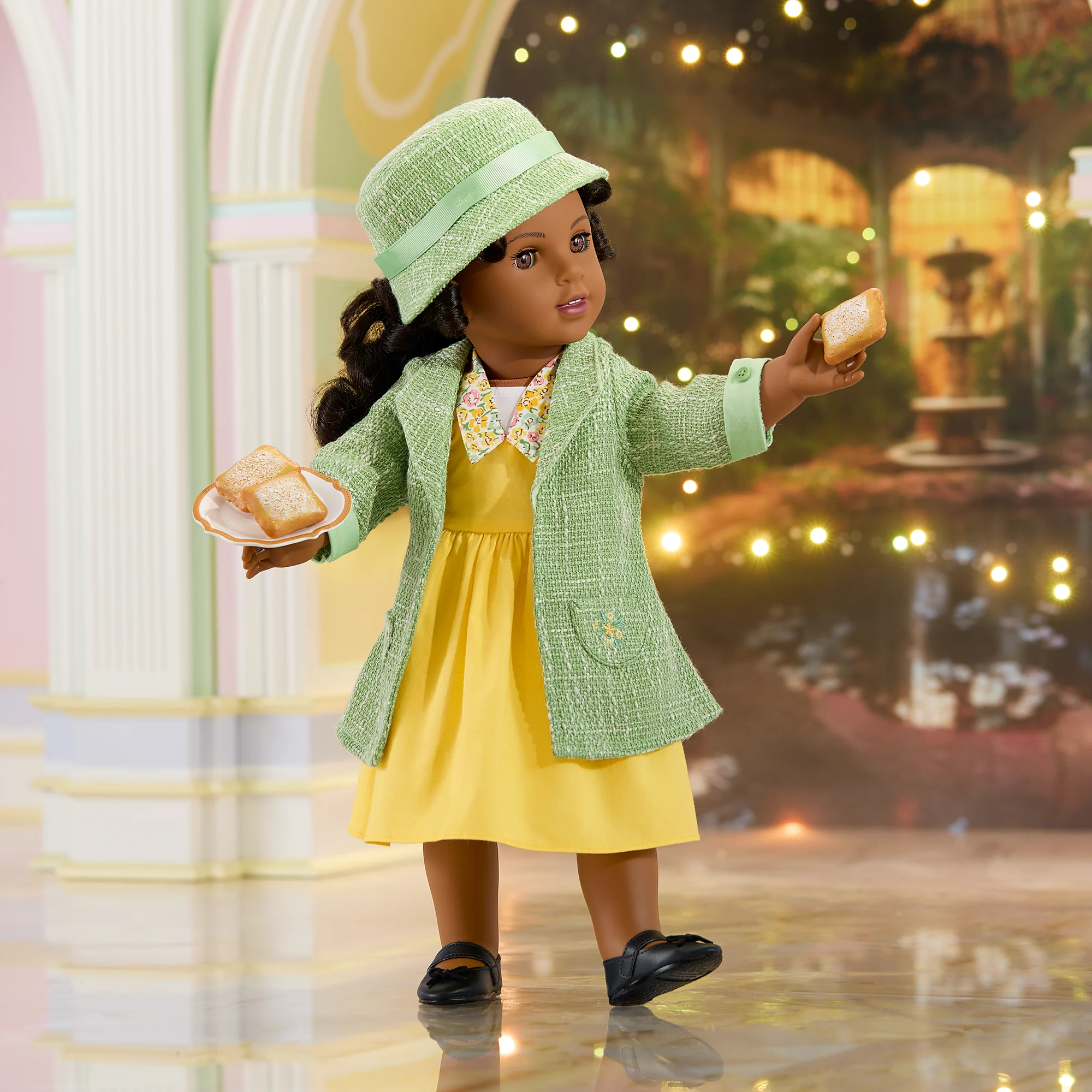American Girl® Disney Princess Tiana Work Dress & Accessories for 18-inch Dolls 10 American Girl® Disney Princess Tiana Work Dress & Accessories for 18-inch Dolls