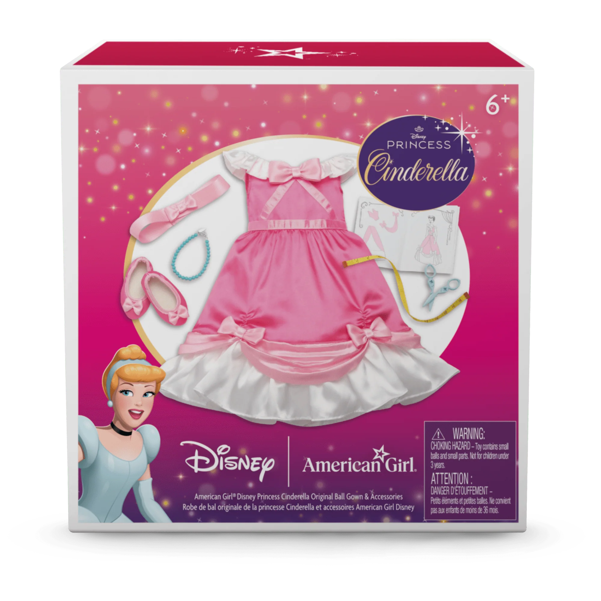 American Girl® Disney Princess Cinderella Original Ball Gown & Accessories for 18-inch Dolls 9 American Girl® Disney Princess Cinderella Original Ball Gown & Accessories for 18-inch Dolls