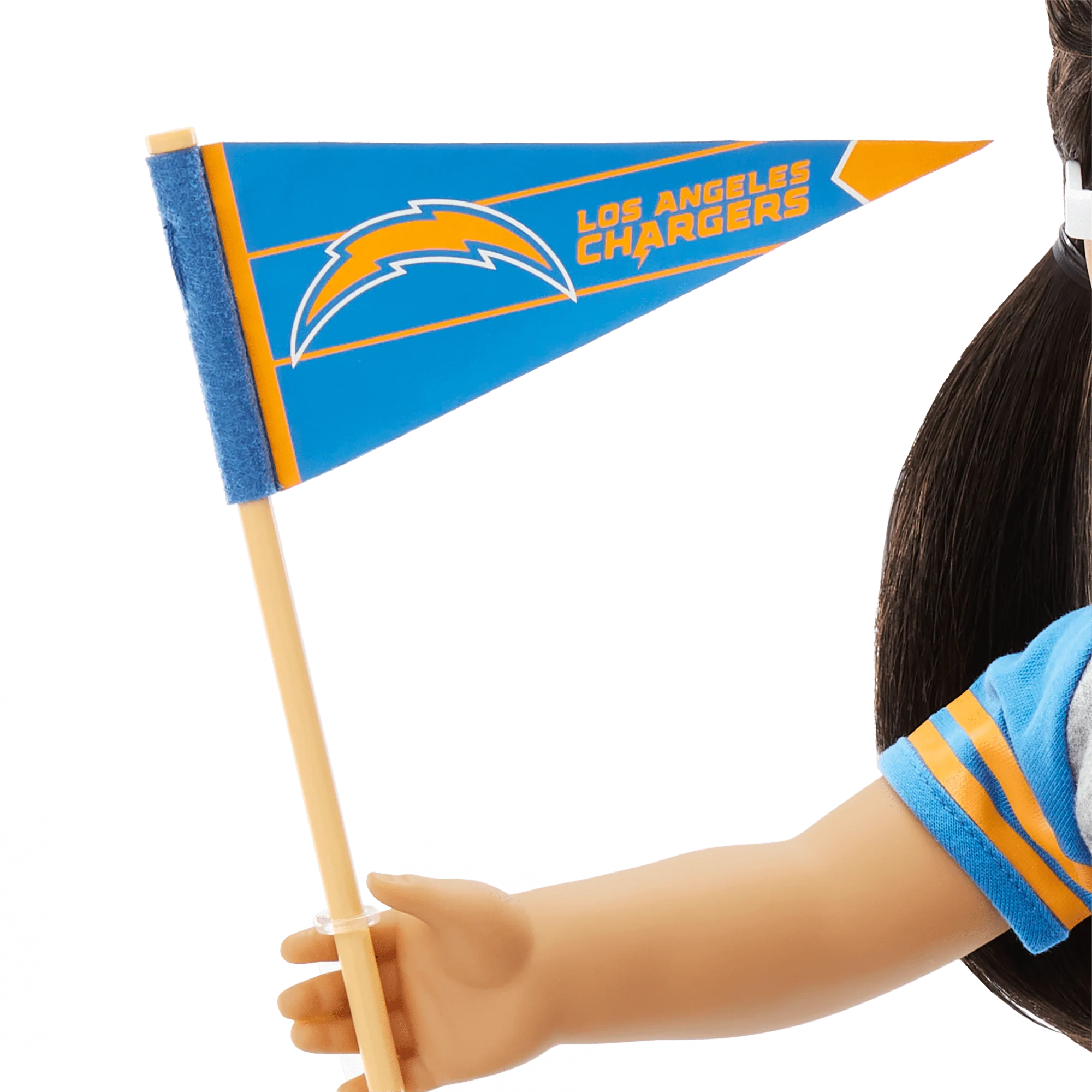American Girl® x NFL Los Angeles Chargers Fan Outfit & Accessories for 18-inch Dolls 6 American Girl® x NFL Los Angeles Chargers Fan Outfit & Accessories for 18-inch Dolls