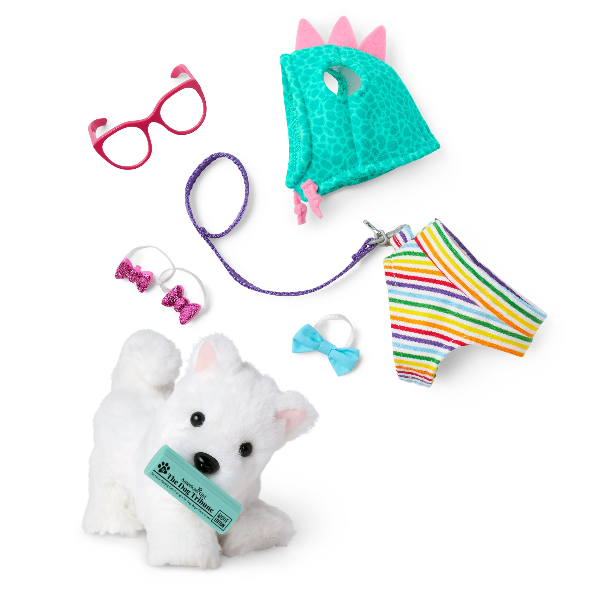 Coconut Chip™ Dog for 18-inch Dolls & Fancy Pet Fashion Accessories