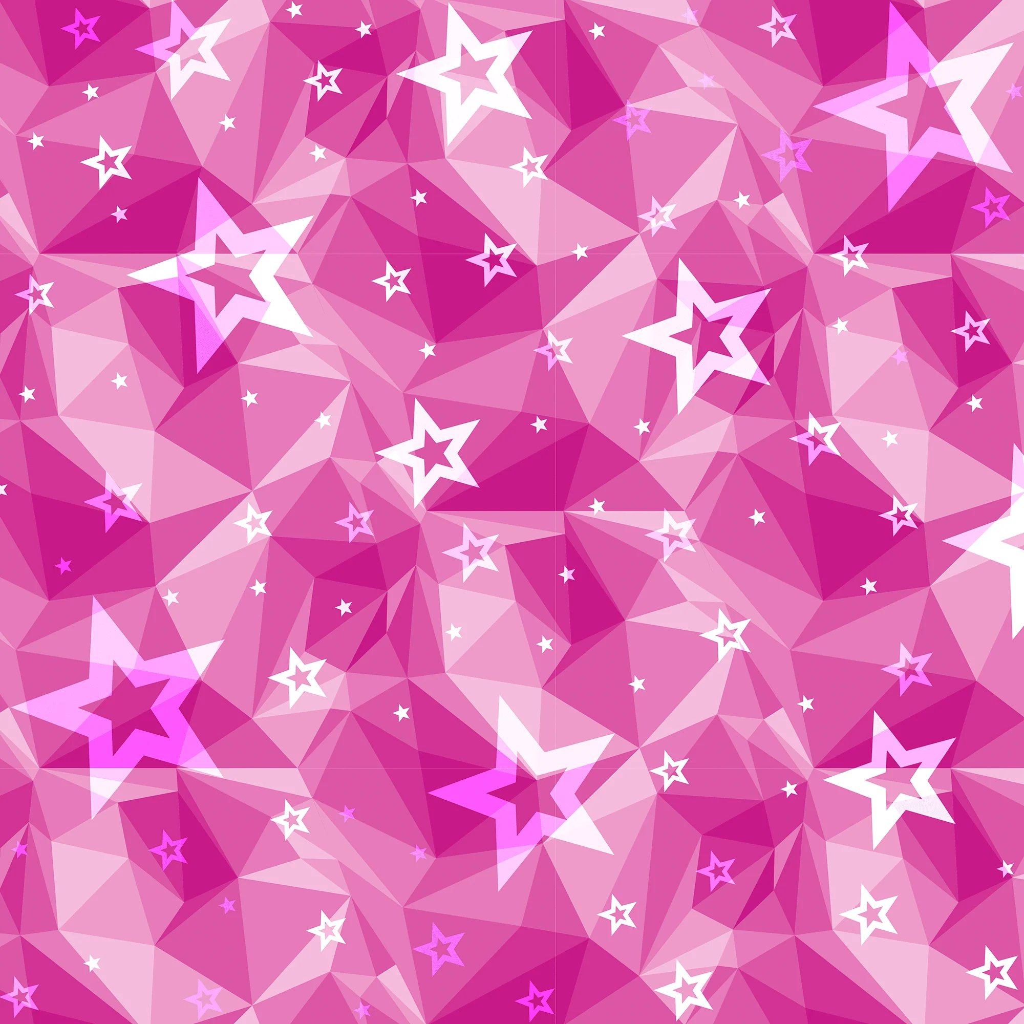 Starry Pink Gift Wrap