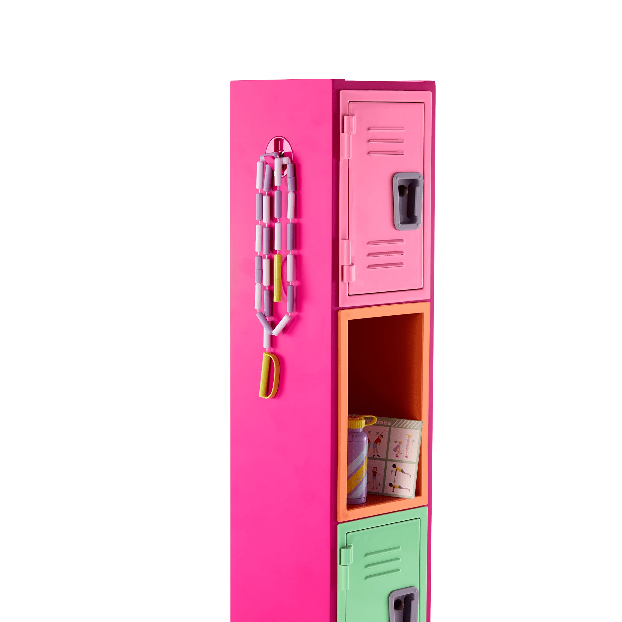 Colorful Cubbies Locker Set for 18-inch Dolls