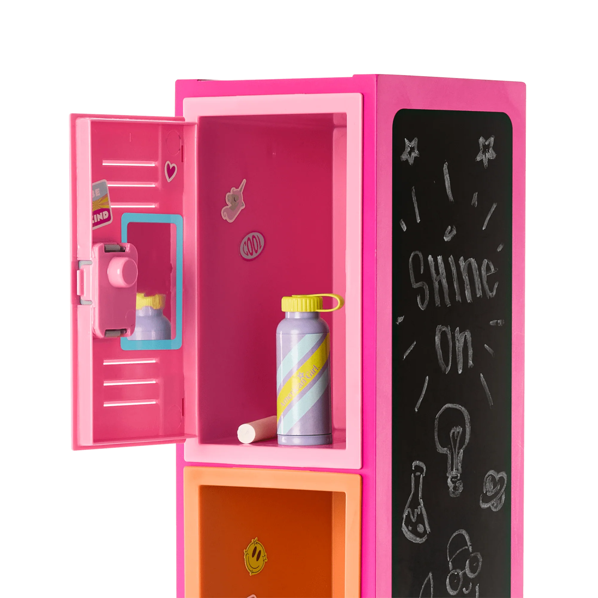 Colorful Cubbies Locker Set for 18-inch Dolls
