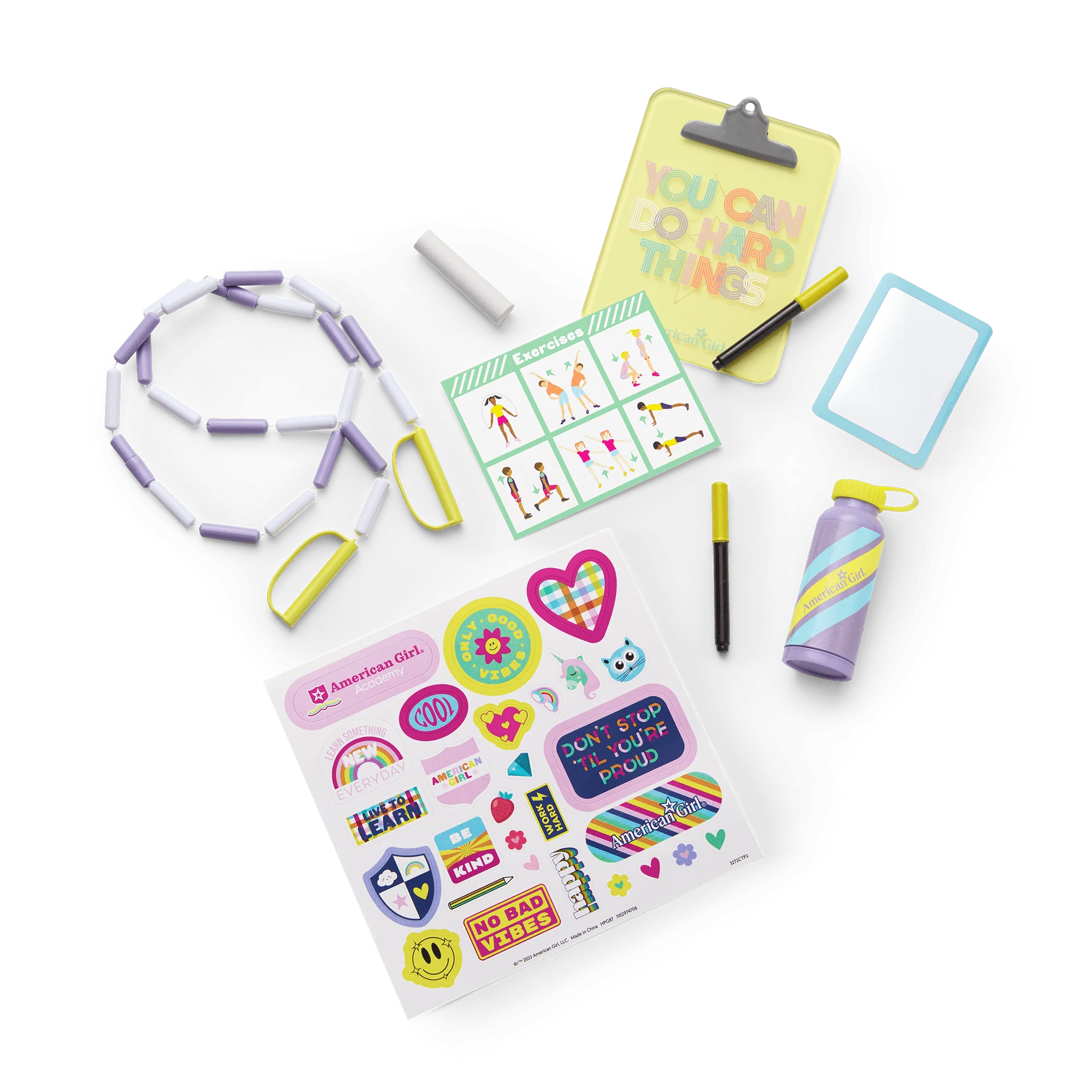 Colorful Cubbies Locker Set for 18-inch Dolls