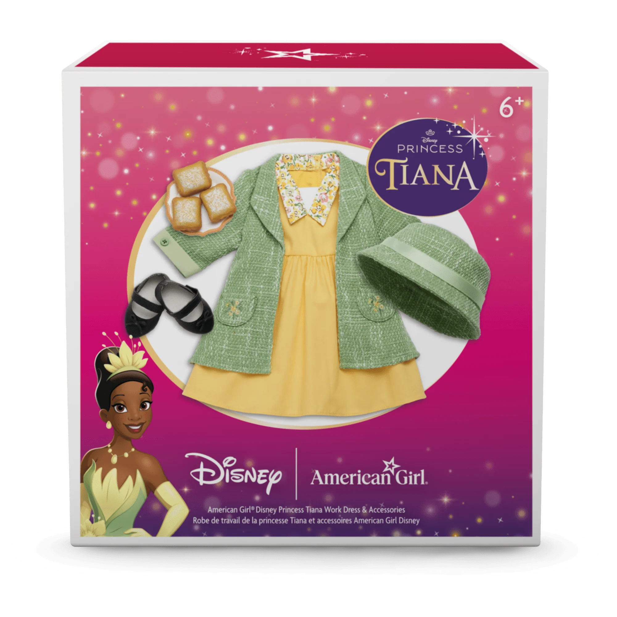 American Girl® Disney Princess Tiana Work Dress & Accessories for 18-inch Dolls 9 American Girl® Disney Princess Tiana Work Dress & Accessories for 18-inch Dolls