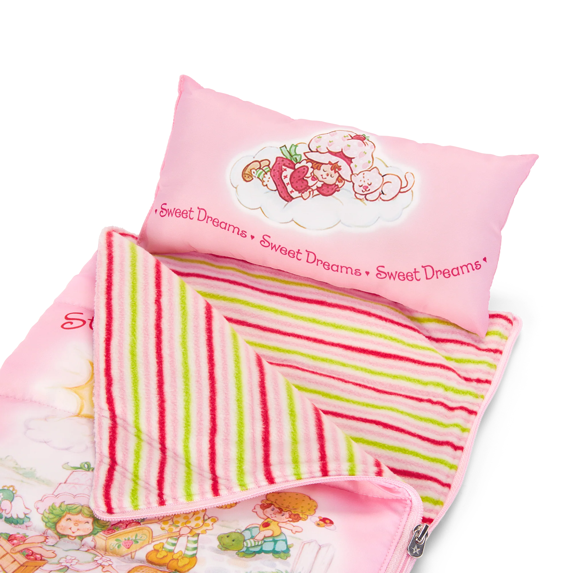 Courtney's™ Strawberry Shortcake™ Sleeping Bag Set for 18-inch Dolls (Historical Characters) 3 Courtney's™ Strawberry Shortcake™ Sleeping Bag Set for 18-inch Dolls (Historical Characters)