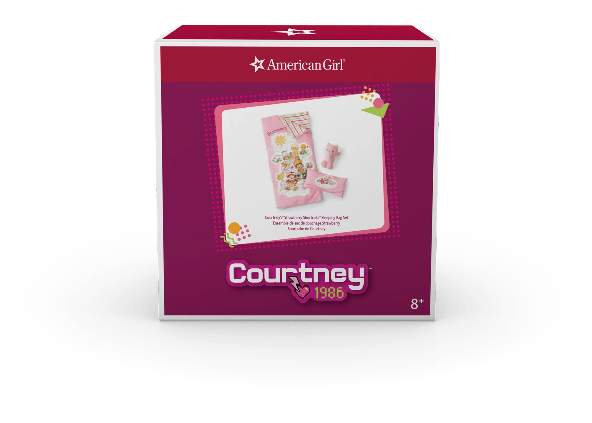 Courtney's™ Strawberry Shortcake™ Sleeping Bag Set for 18-inch Dolls (Historical Characters) 5 Courtney's™ Strawberry Shortcake™ Sleeping Bag Set for 18-inch Dolls (Historical Characters)