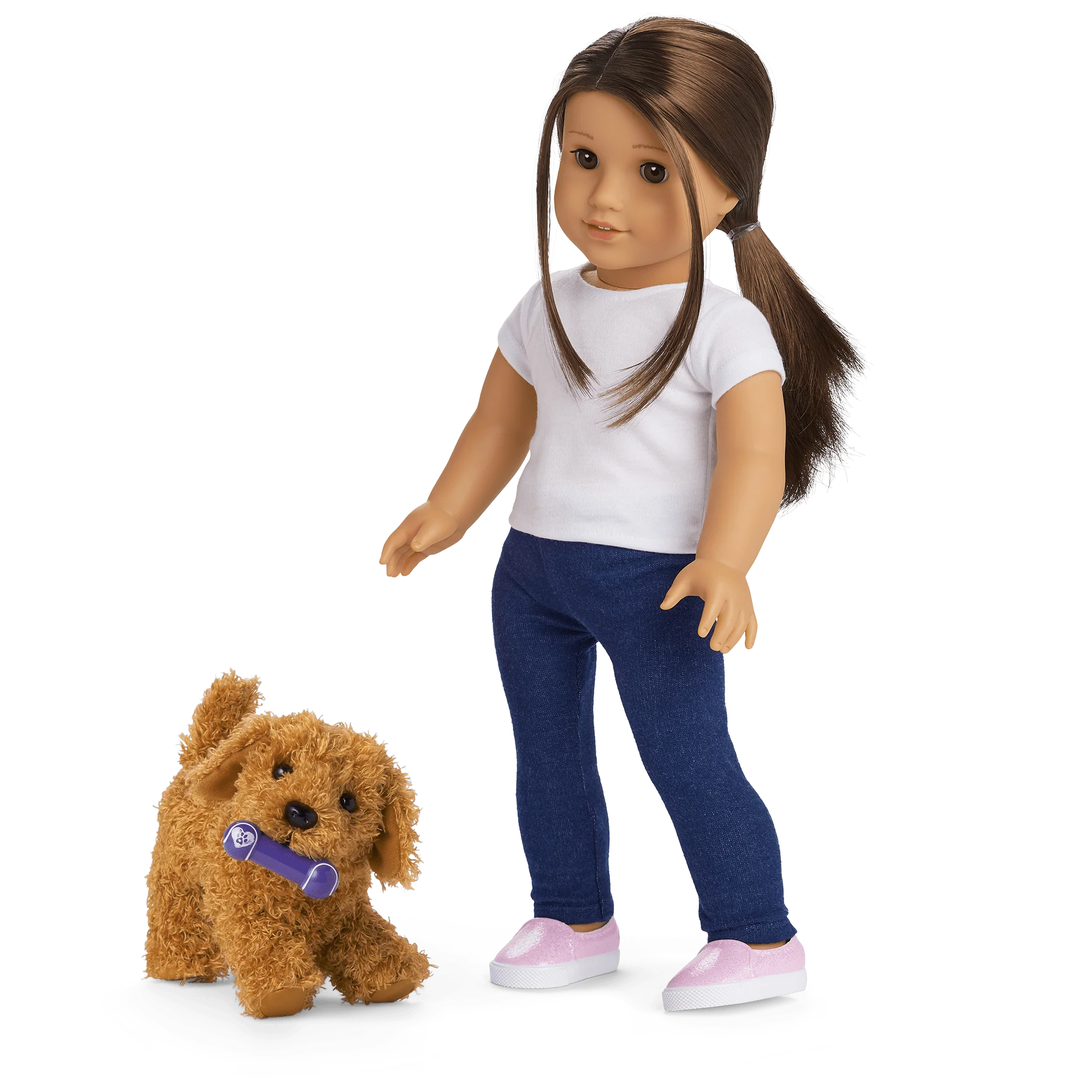 Daffodil Doodle™ Dog for 18-inch Dolls & Fancy Pet Fashion Accessories 5 Daffodil Doodle™ Dog for 18-inch Dolls & Fancy Pet Fashion Accessories