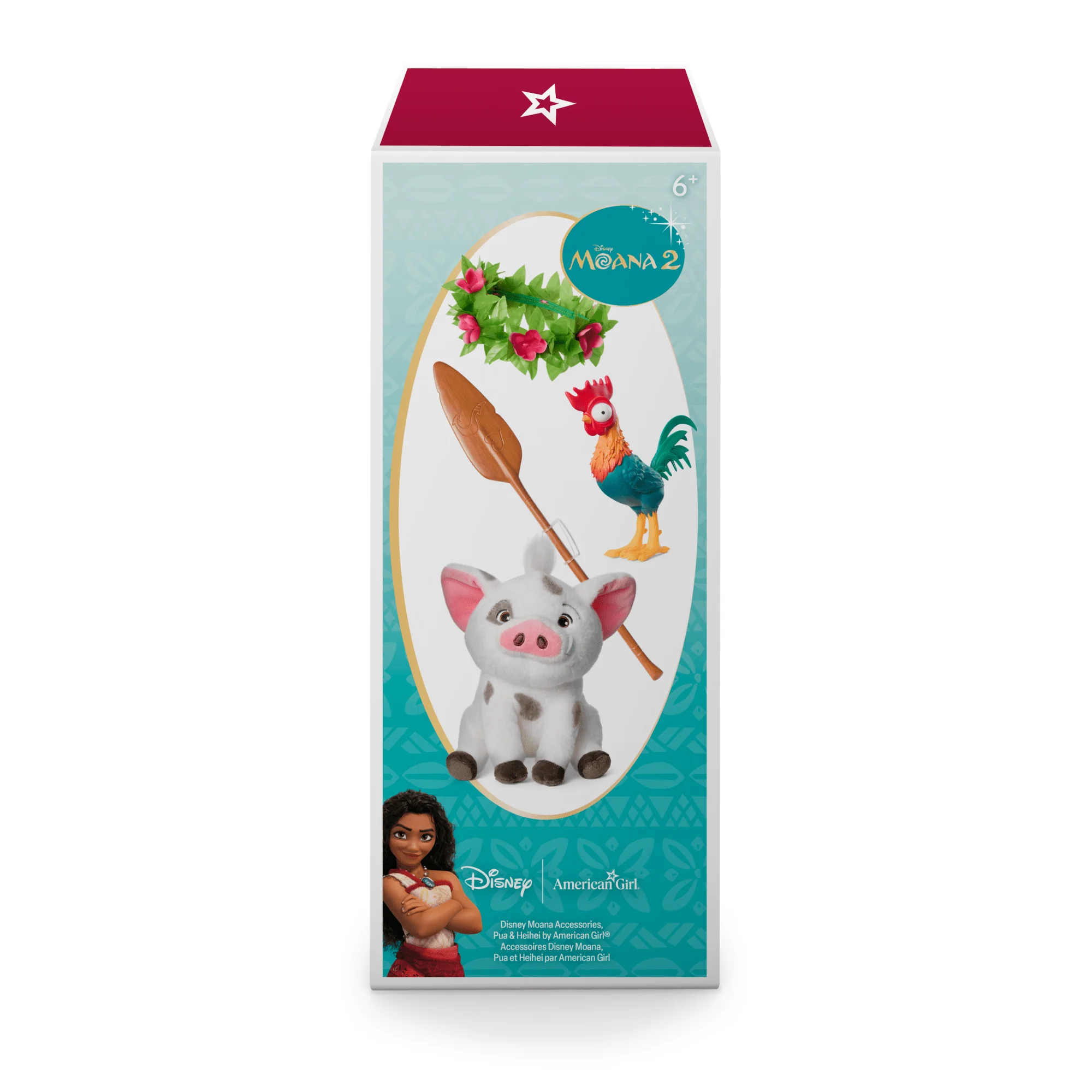 Disney Moana Accessories, Pua & Heihei by American Girl® 6 Disney Moana Accessories, Pua & Heihei by American Girl®