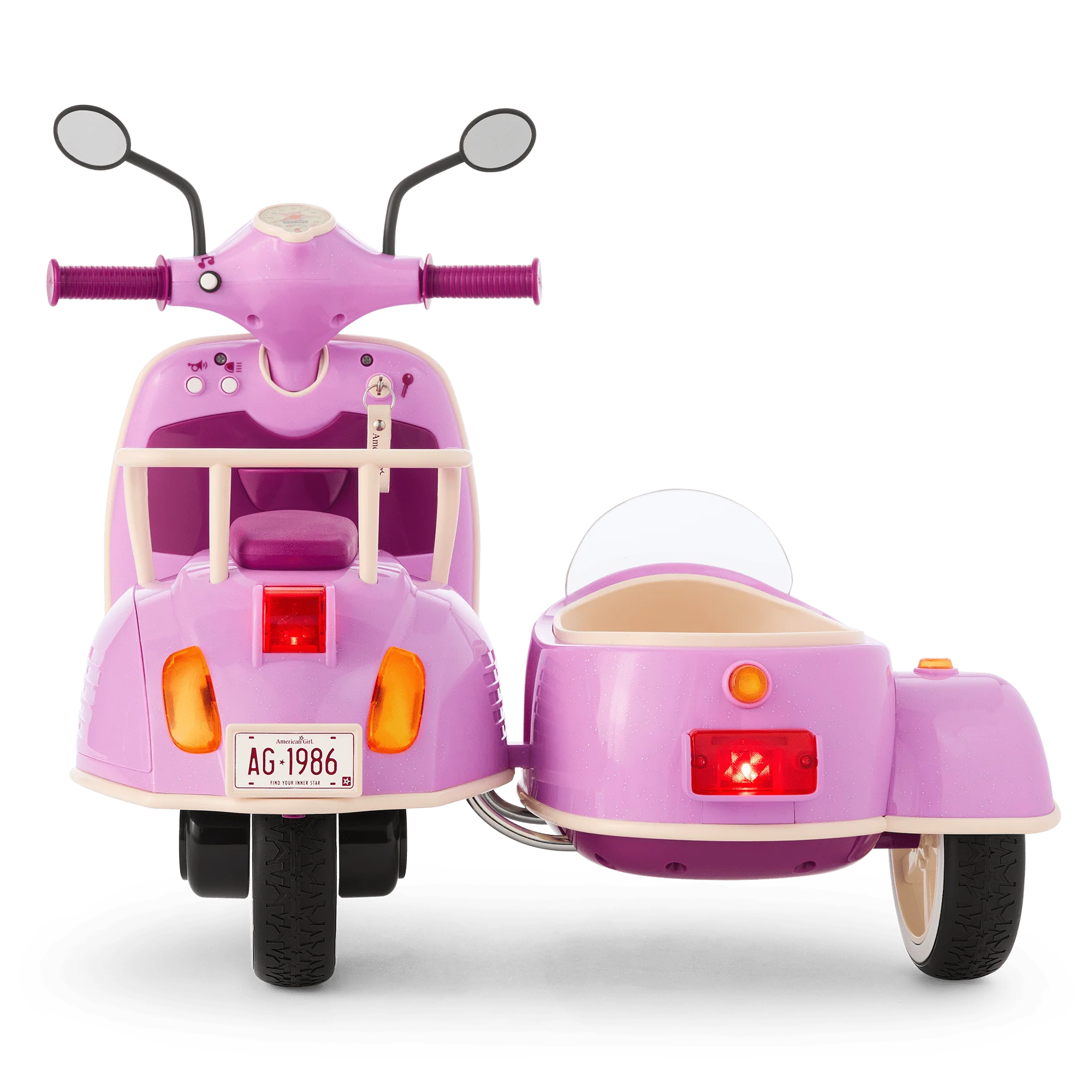 Hit the Road Scooter & Sidecar for 18-inch Dolls