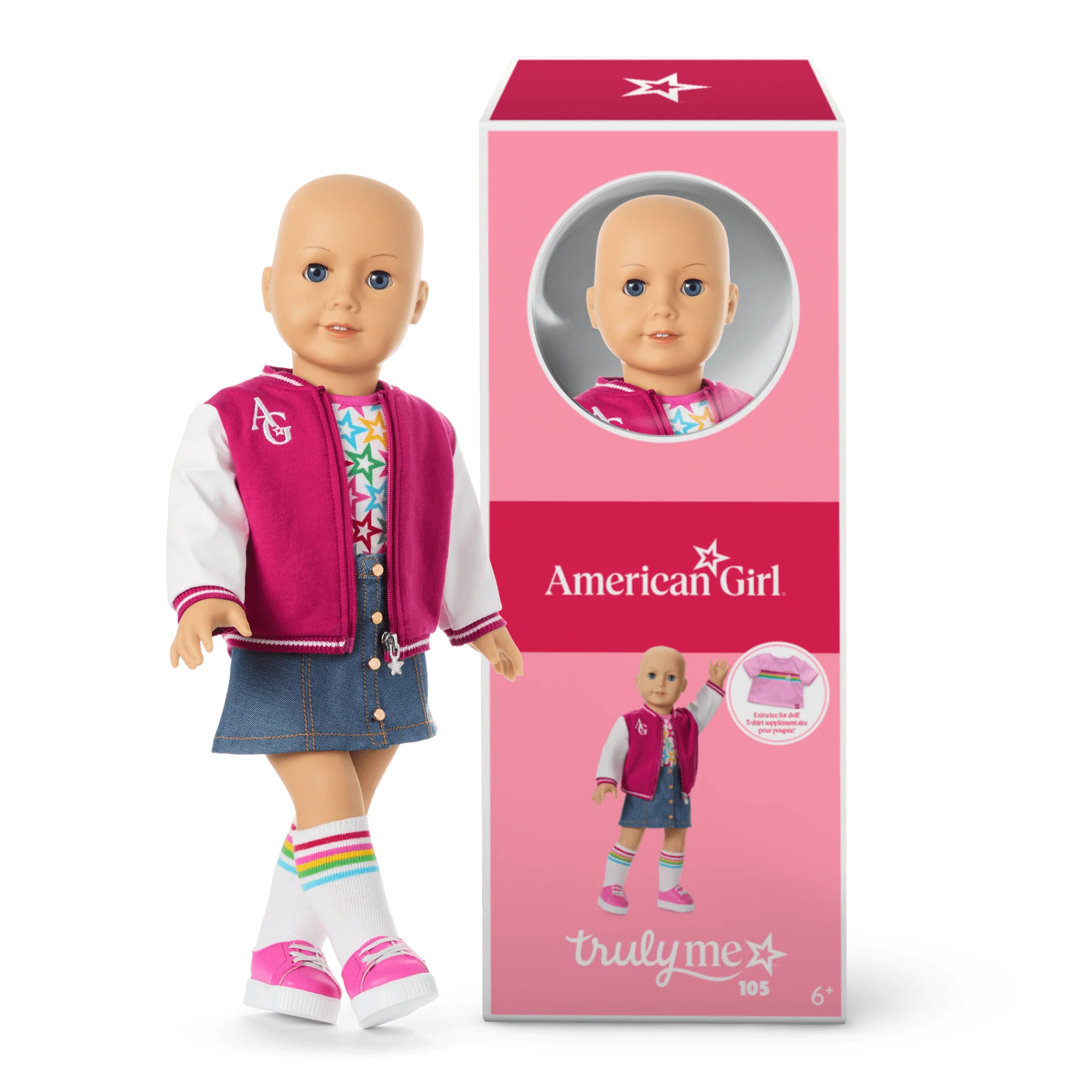Truly Me™ 18-inch Doll #105, Puppy, Mini Backpack & Accessories AG™ Star Squad Bundle
