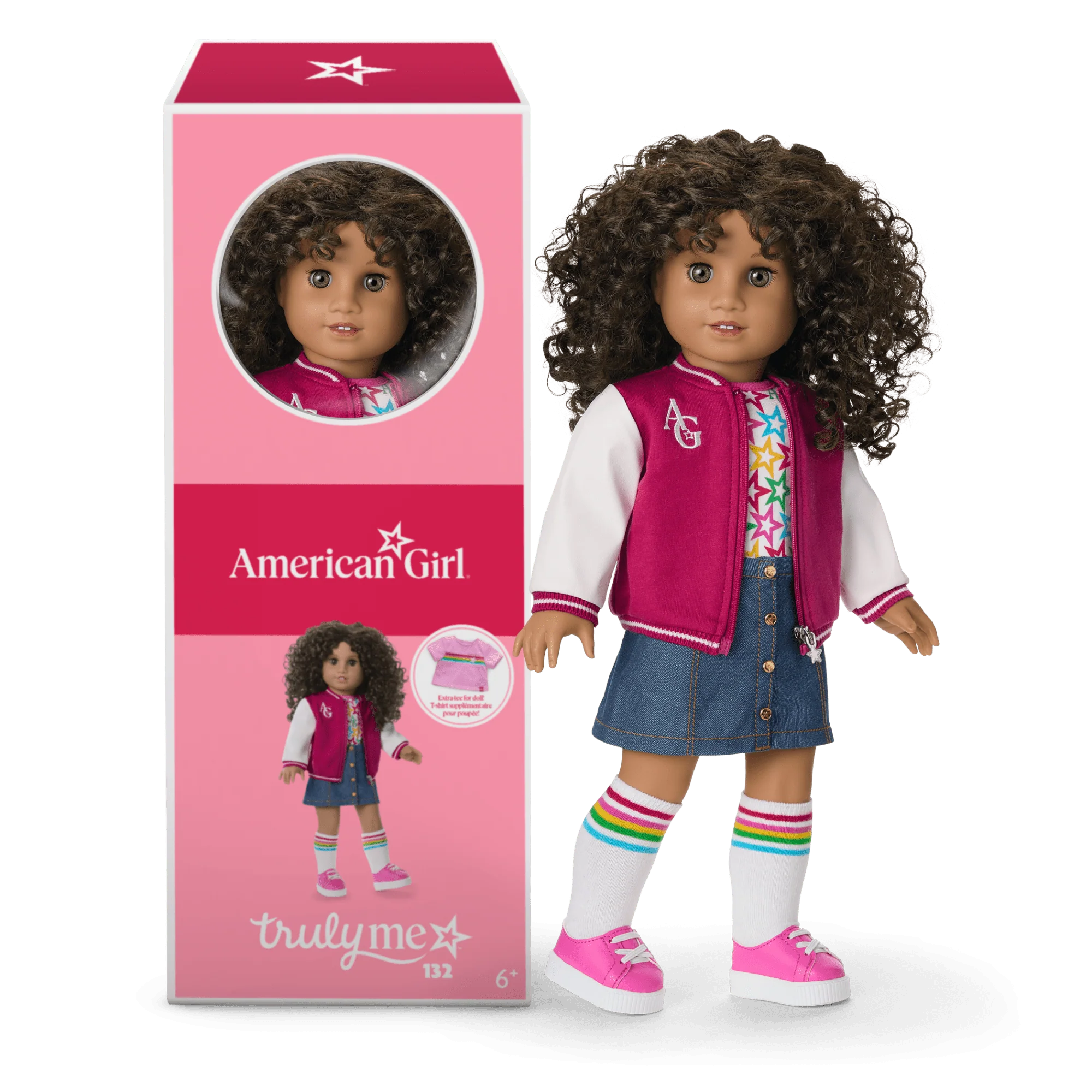 Truly Me™ 18-inch Doll #132, Puppy, Mini Backpack & Accessories AG™ Star Squad Bundle