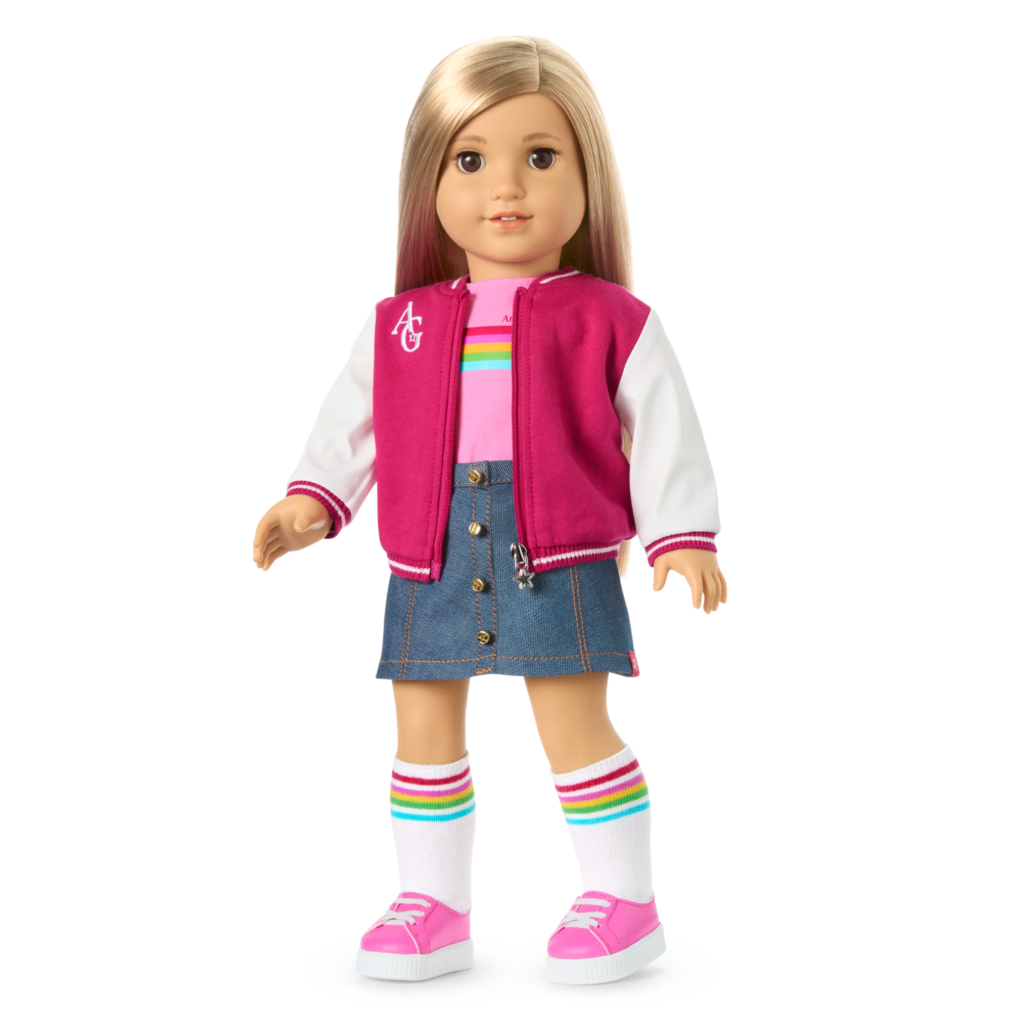 Truly Me™ 18-inch Doll #131, Puppy, Mini Backpack & Accessories AG™ Star Squad Bundle