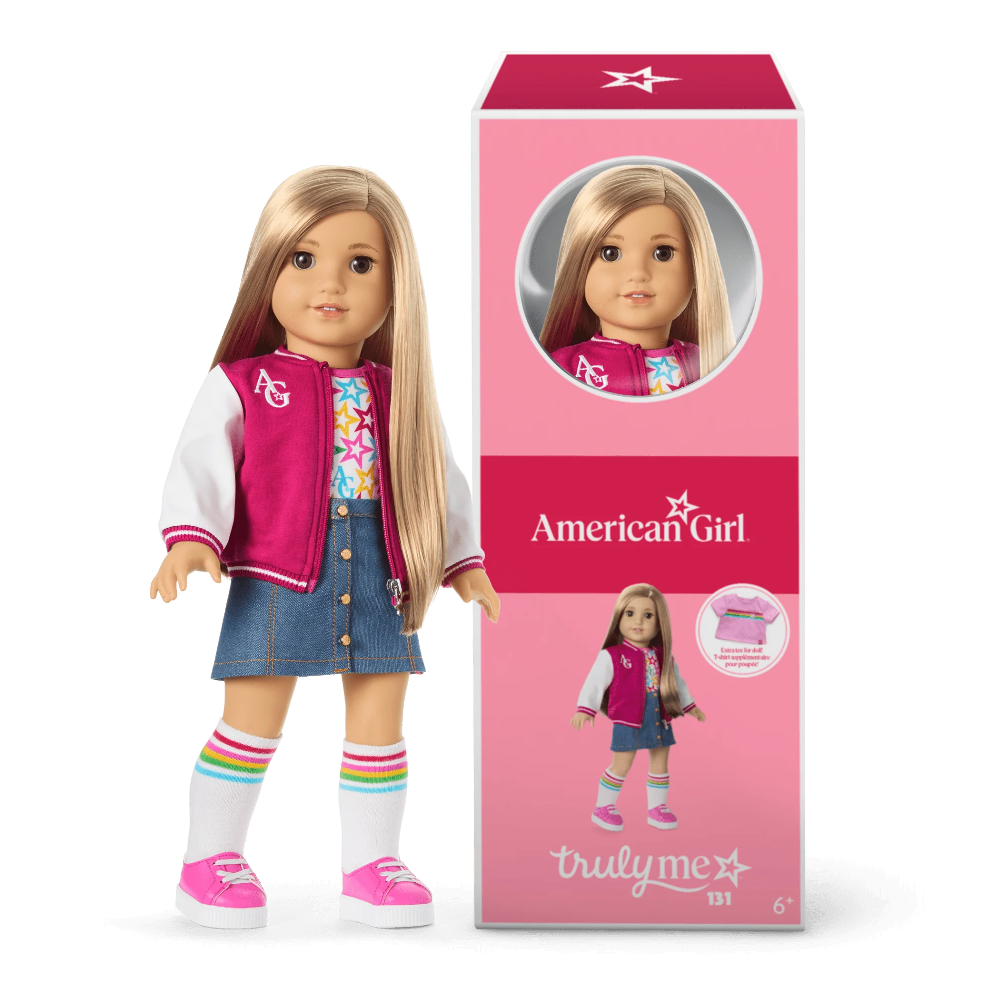 Truly Me™ 18-inch Doll #131, Puppy, Mini Backpack & Accessories AG™ Star Squad Bundle