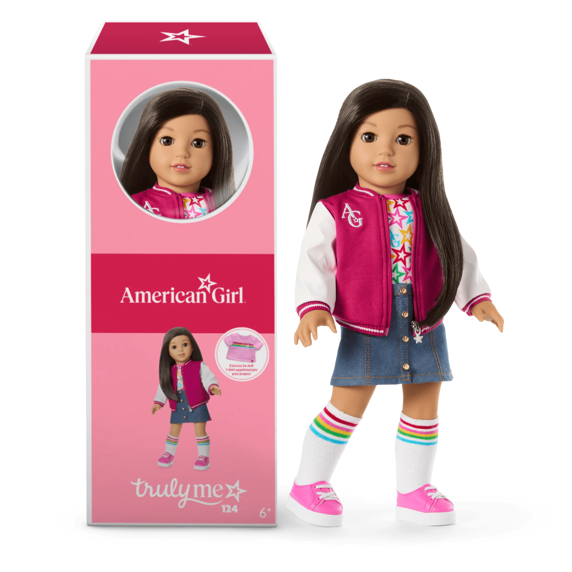 Truly Me™ 18-inch Doll #124, Puppy, Mini Backpack & Accessories AG™ Star Squad Bundle