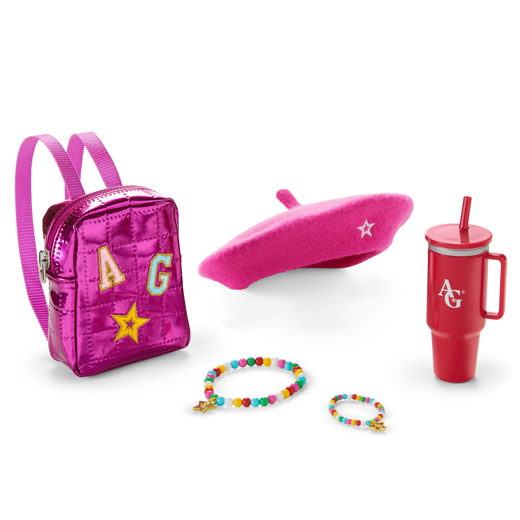 Truly Me™ 18-inch Doll #112, Puppy, Mini Backpack & Accessories AG™ Star Squad Bundle