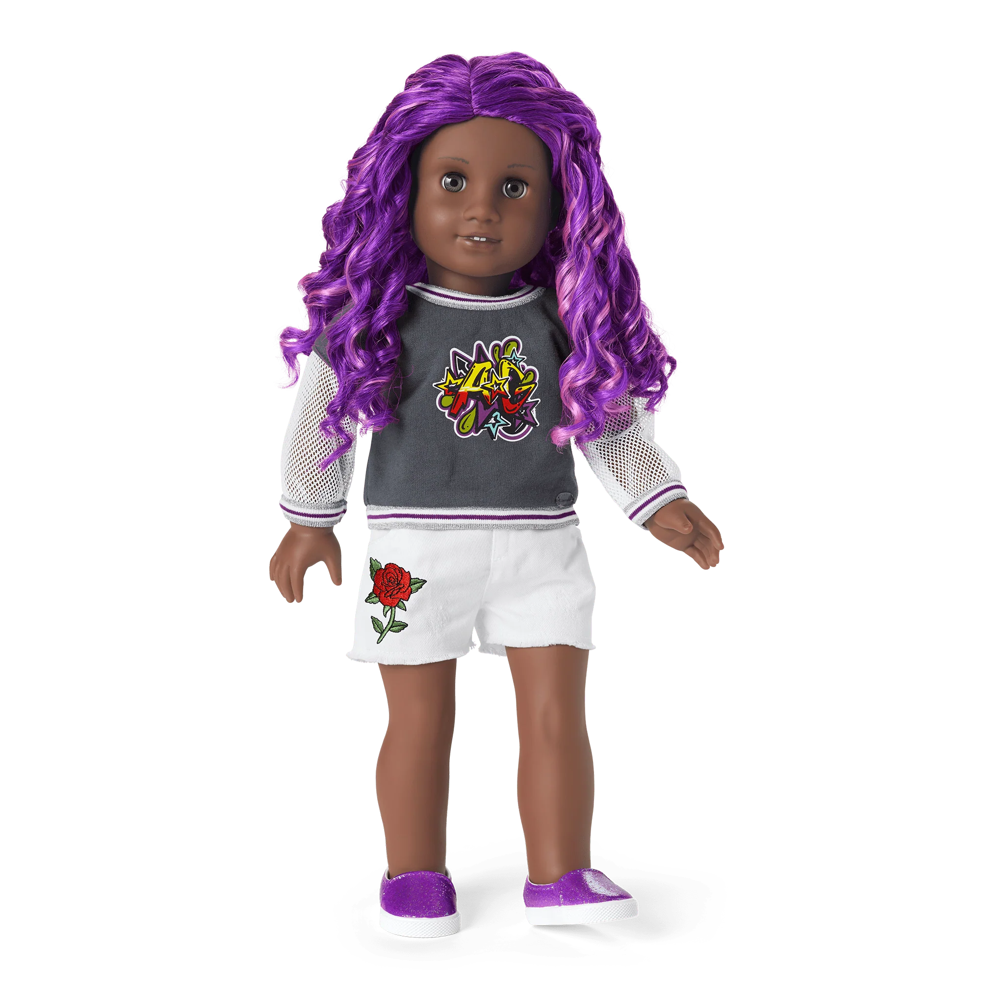 Truly Me™ Doll #91 in Girly Graffiti + Chic & Stylish Accessories