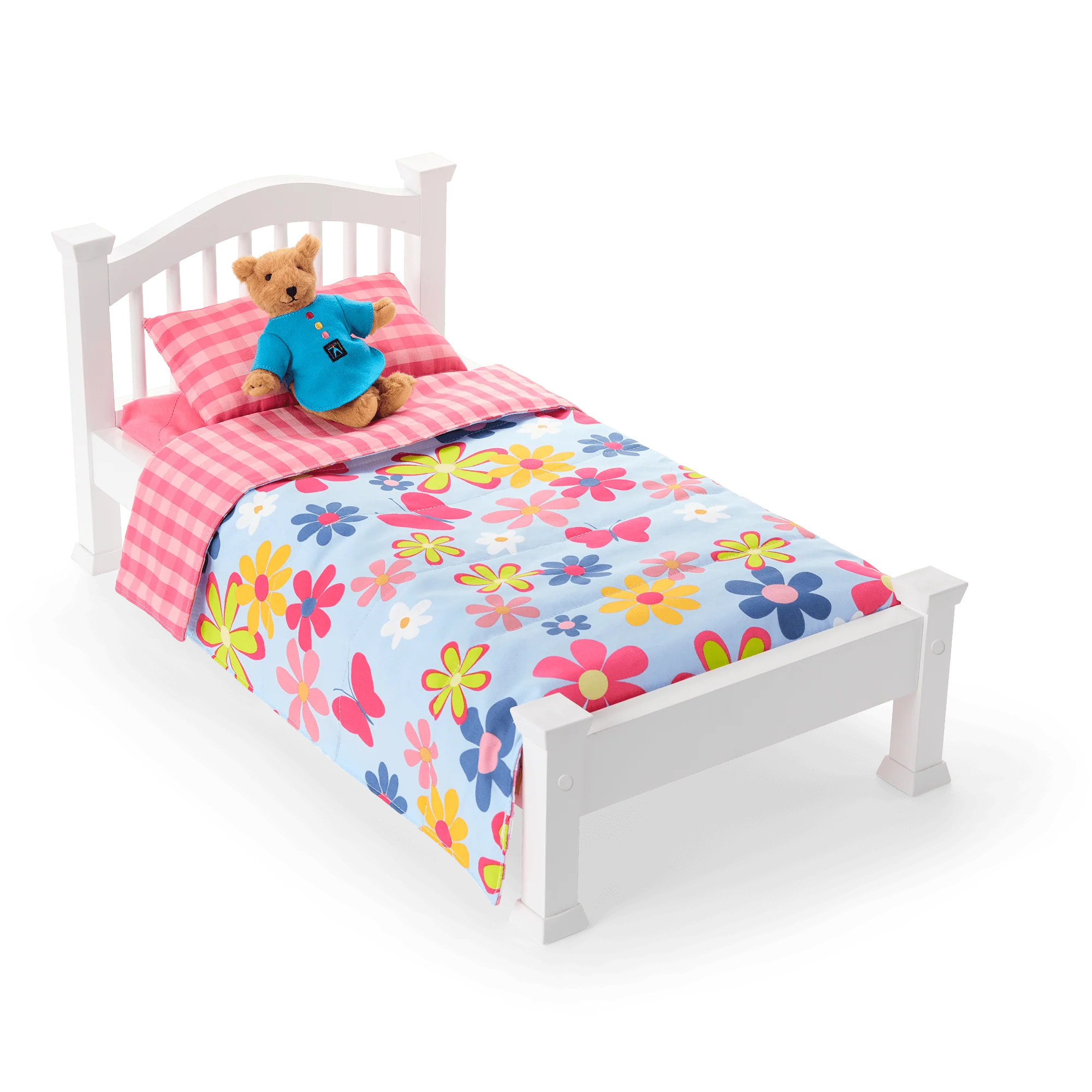 Isabel’s™ Bed & Floral Dreams Bedding Set for 18-inch Dolls (Historical Characters)