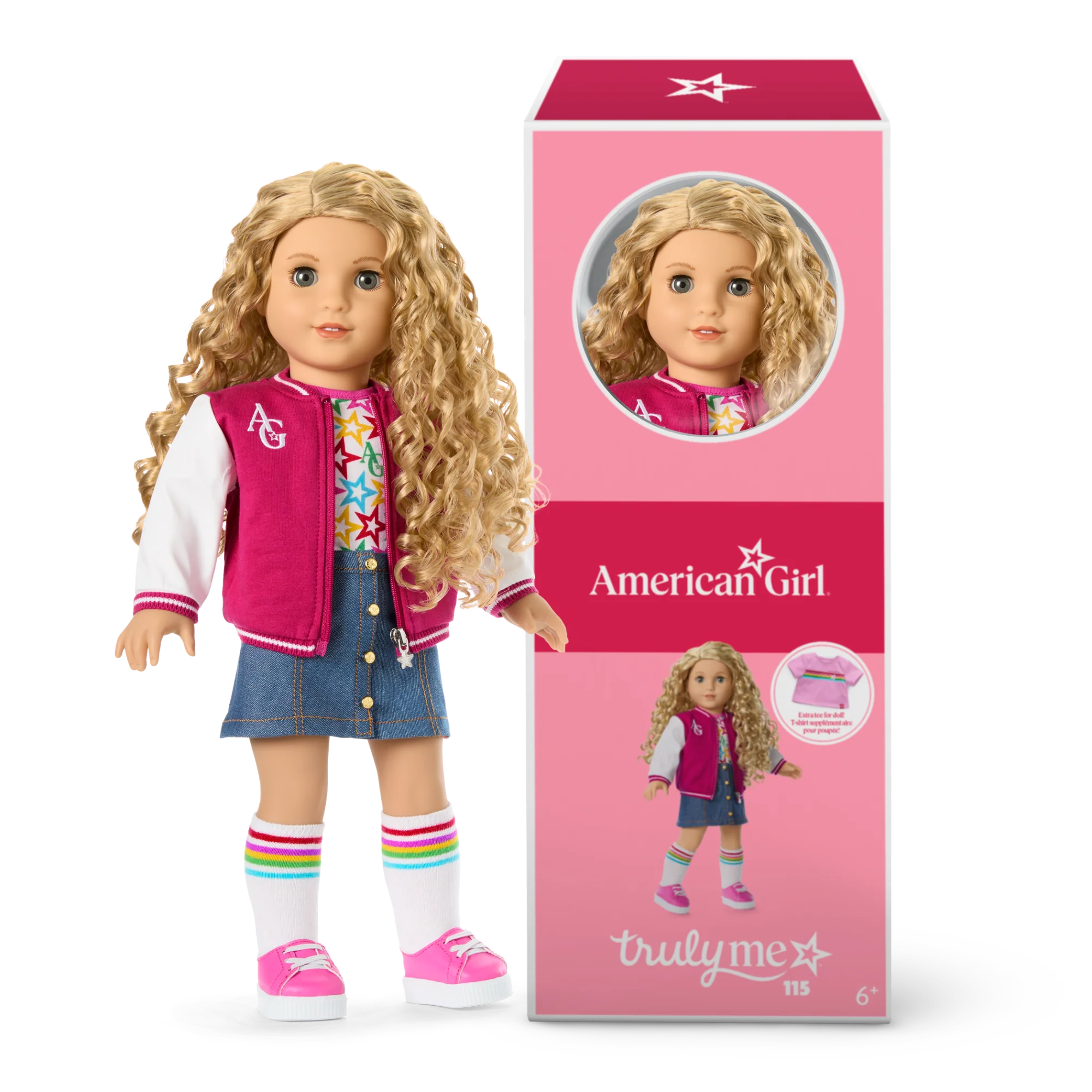 Truly Me™ 18-inch Doll #115, Puppy, Mini Backpack & Accessories AG™ Star Squad Bundle