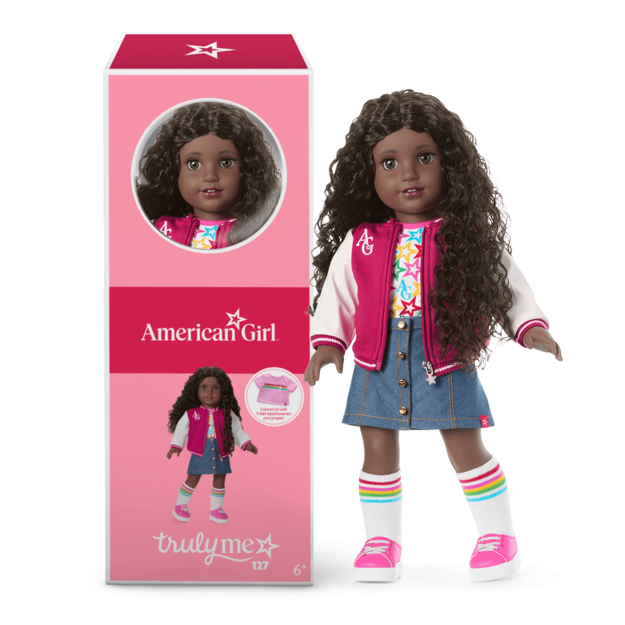 Truly Me™ 18-inch Doll #127, Puppy, Mini Backpack & Accessories AG™ Star Squad Bundle