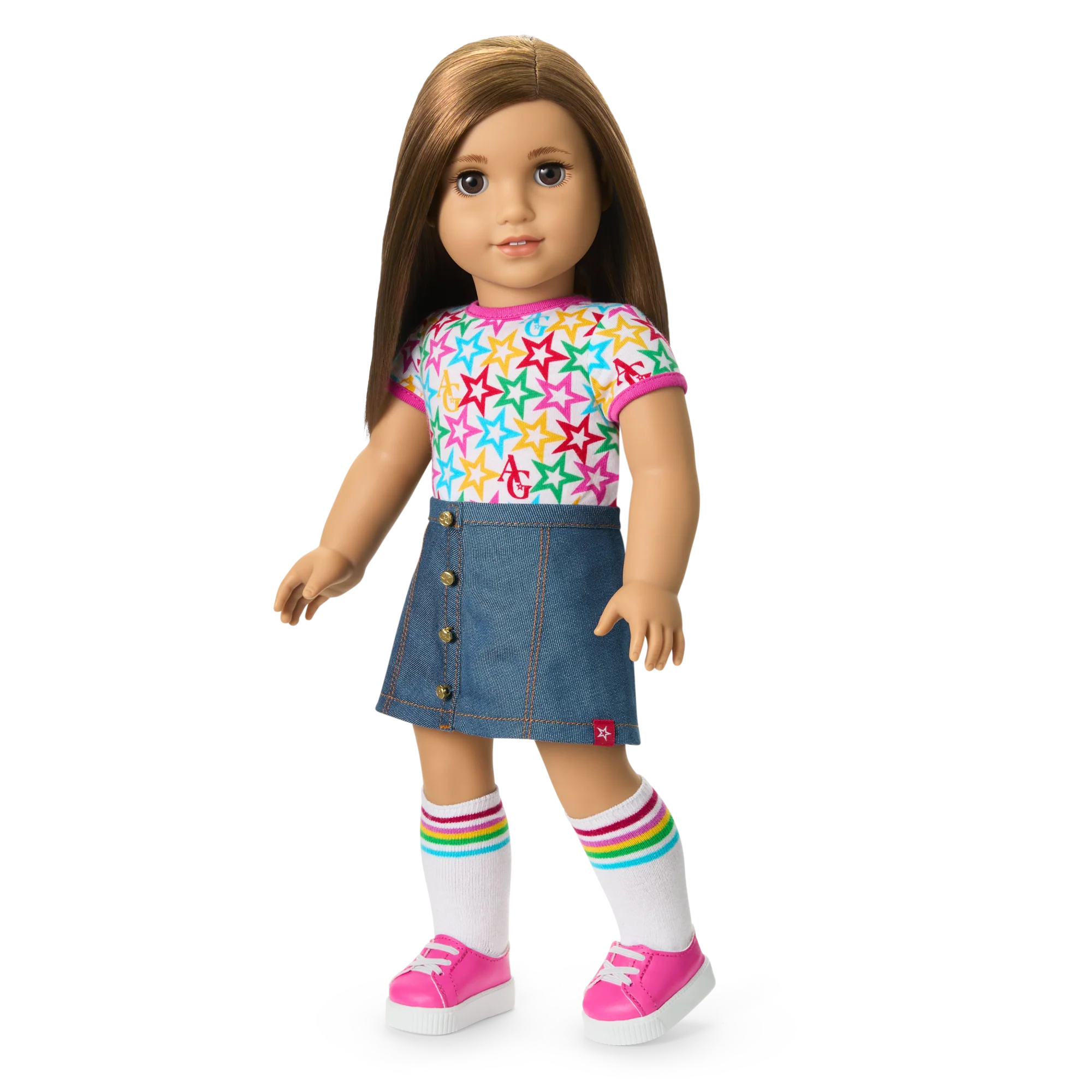 Truly Me™ 18-inch Doll #107, Puppy, Mini Backpack & Accessories AG™ Star Squad Bundle