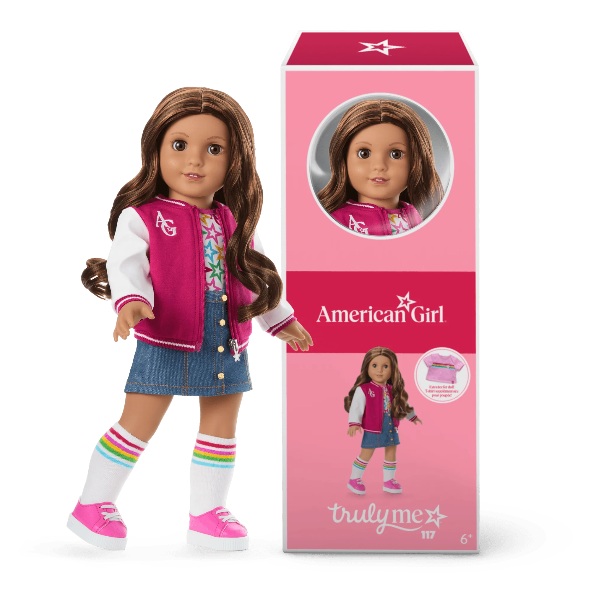 Truly Me™ 18-inch Doll #117, Puppy, Mini Backpack & Accessories AG™ Star Squad Bundle