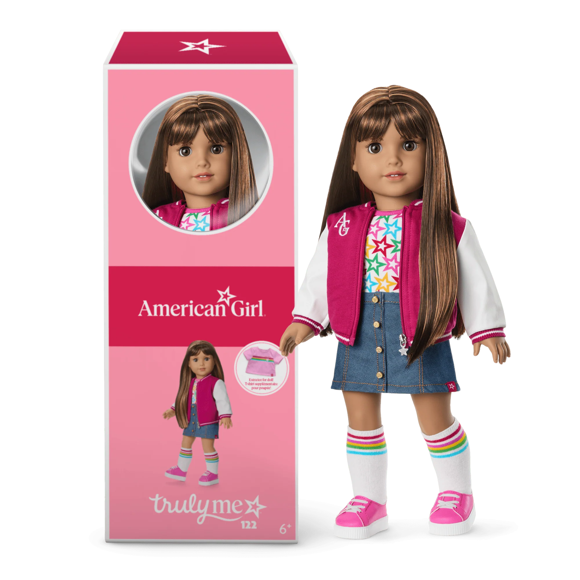 Truly Me™ 18-inch Doll #122, Puppy, Mini Backpack & Accessories AG™ Star Squad Bundle