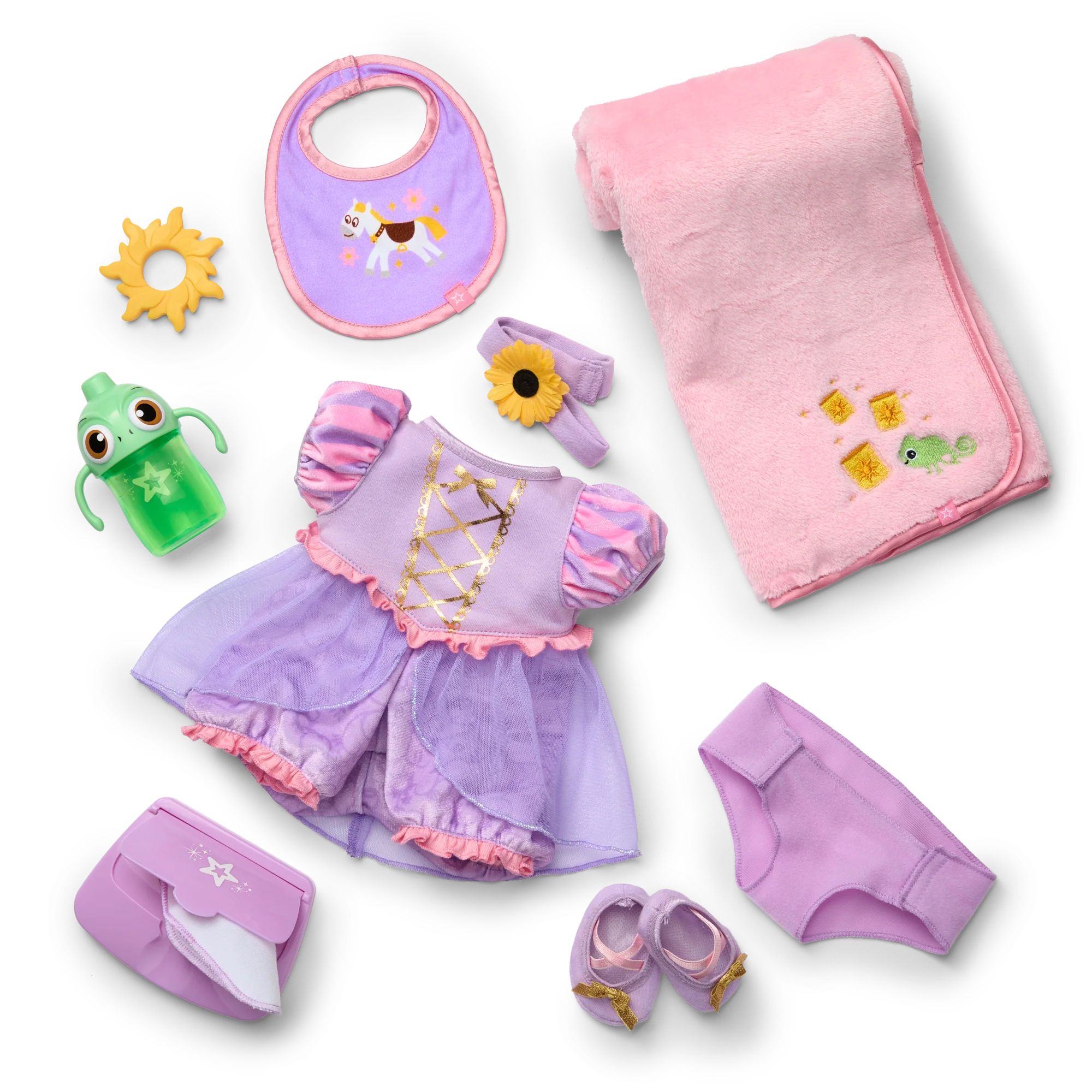 Disney Princess Rapunzel Cuddle & Care Set with Bitty Baby® Doll by American Girl®