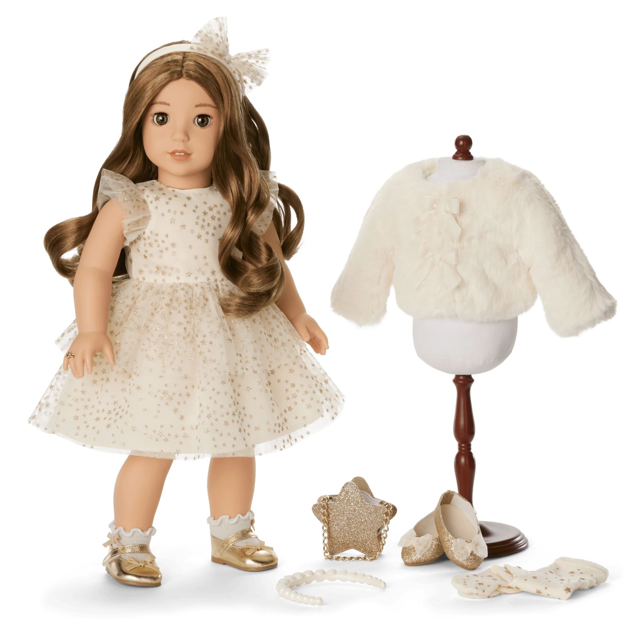 American Girl® x Janie and Jack Celebration Dress & Jacket Outfit for 18-inch Dolls