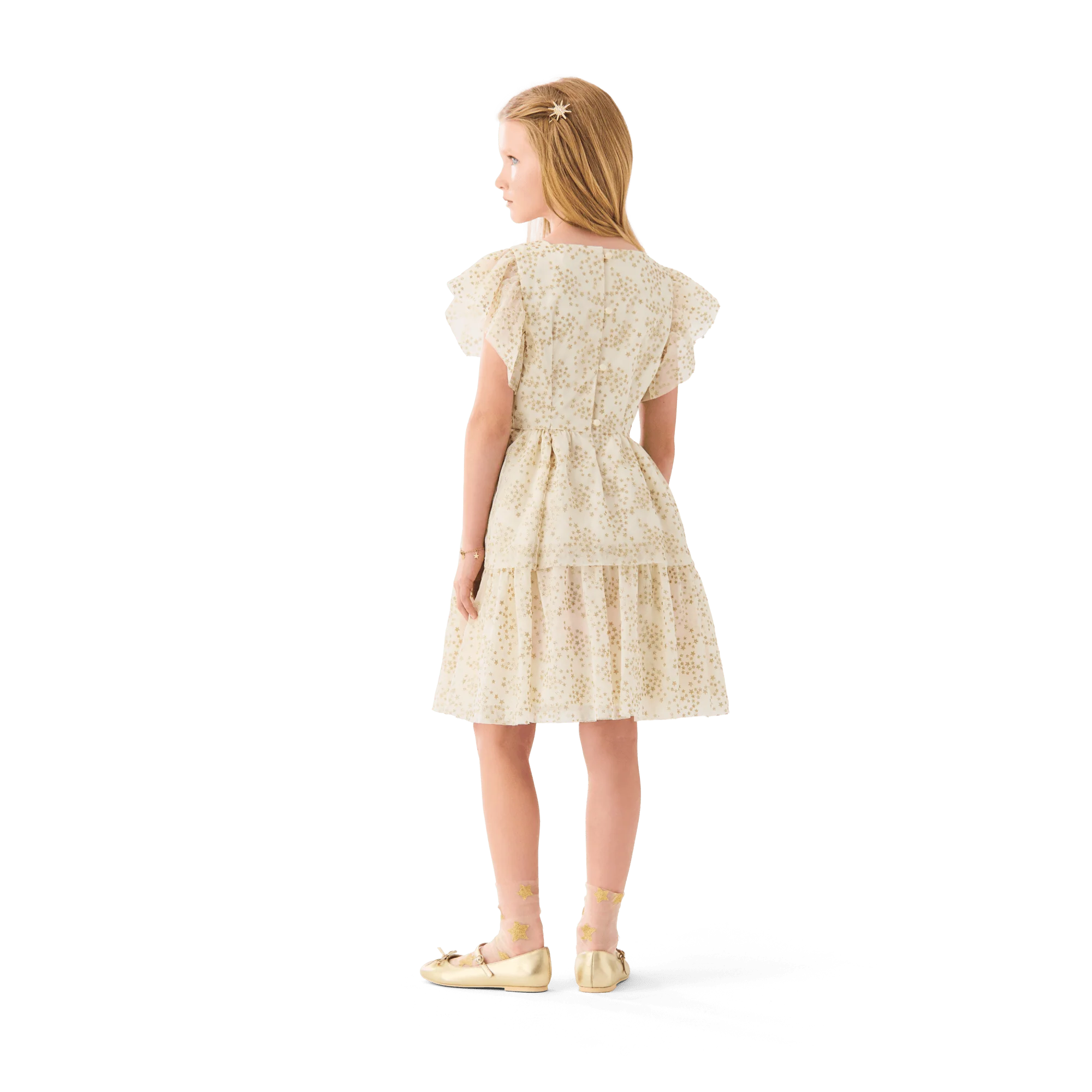 American Girl® x Janie and Jack Sparkly Cream Celebration Dress for Girls & 18-inch Dolls