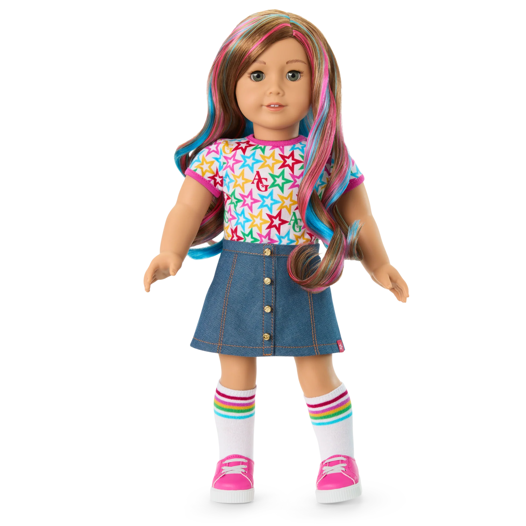 Truly Me™ 18-inch Doll #101, Puppy, Mini Backpack & Accessories AG™ Star Squad Bundle