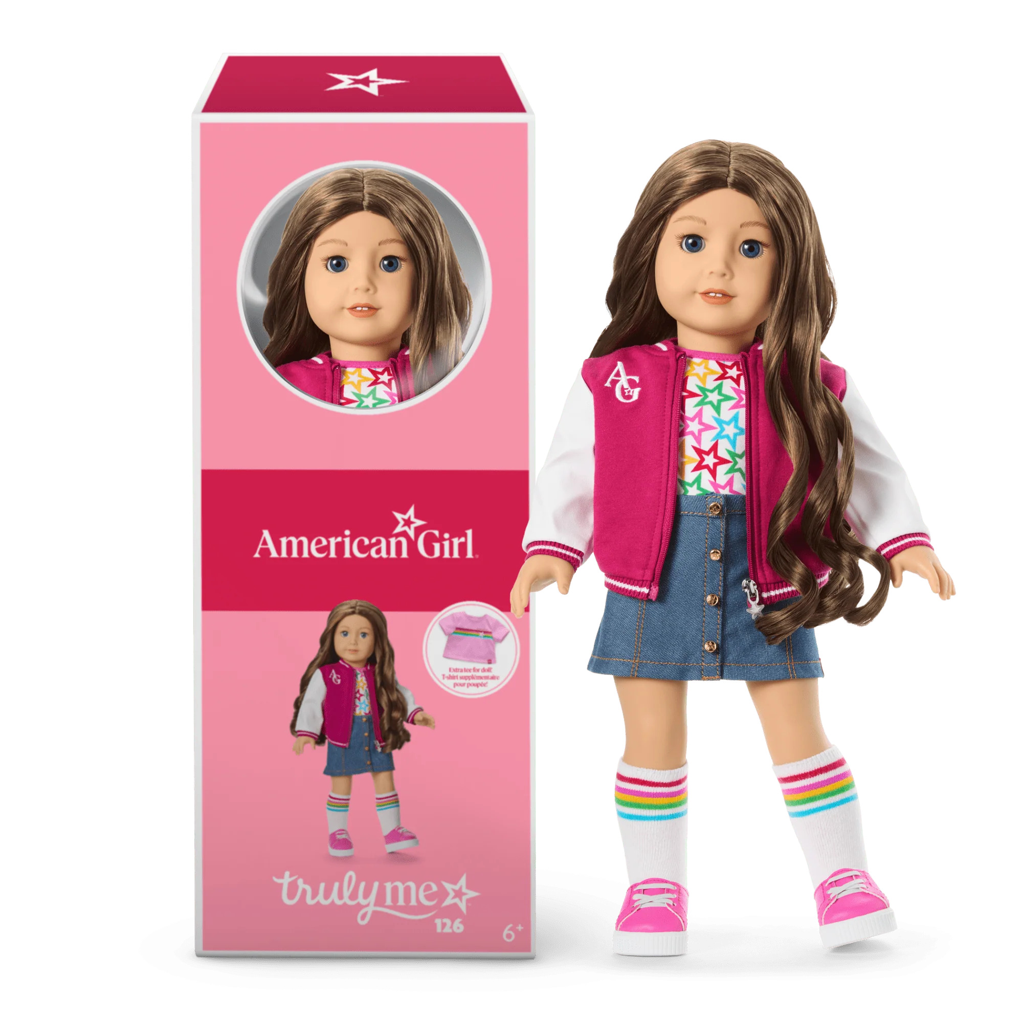 Truly Me™ 18-inch Doll #126, Puppy, Mini Backpack & Accessories AG™ Star Squad Bundle